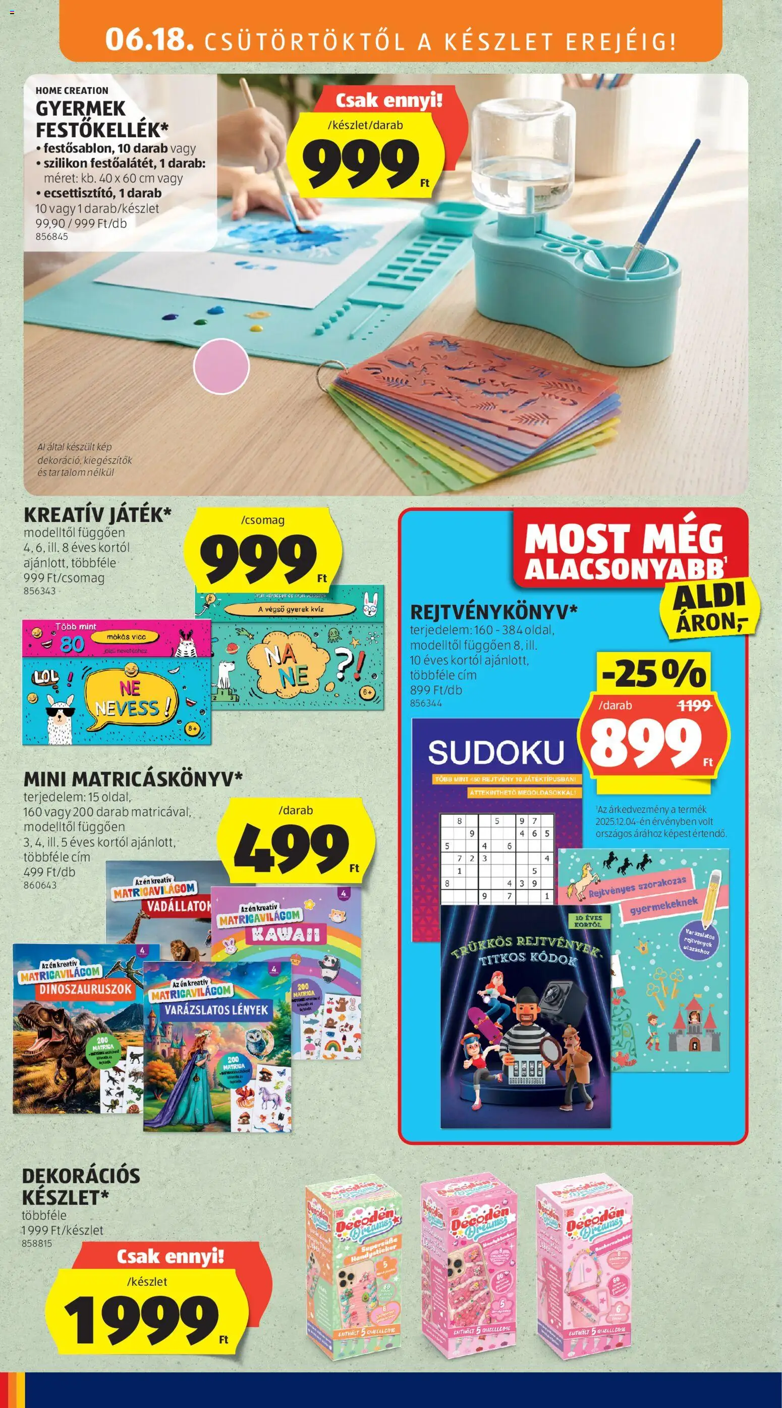 Aldi akciós ujság - amely érvényes a következő dátumtól: 18.06.2026 | Oldal: 24