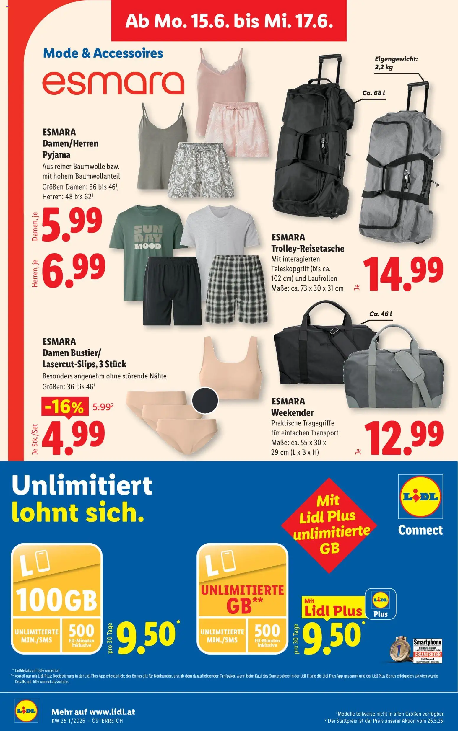 Lidl Flugblatt - Eisenstadt, Ebenfurth, Mattersburg gültig ab 11.06.2026 | Seite: 41 | Produkte: Pyjama, Smartphone