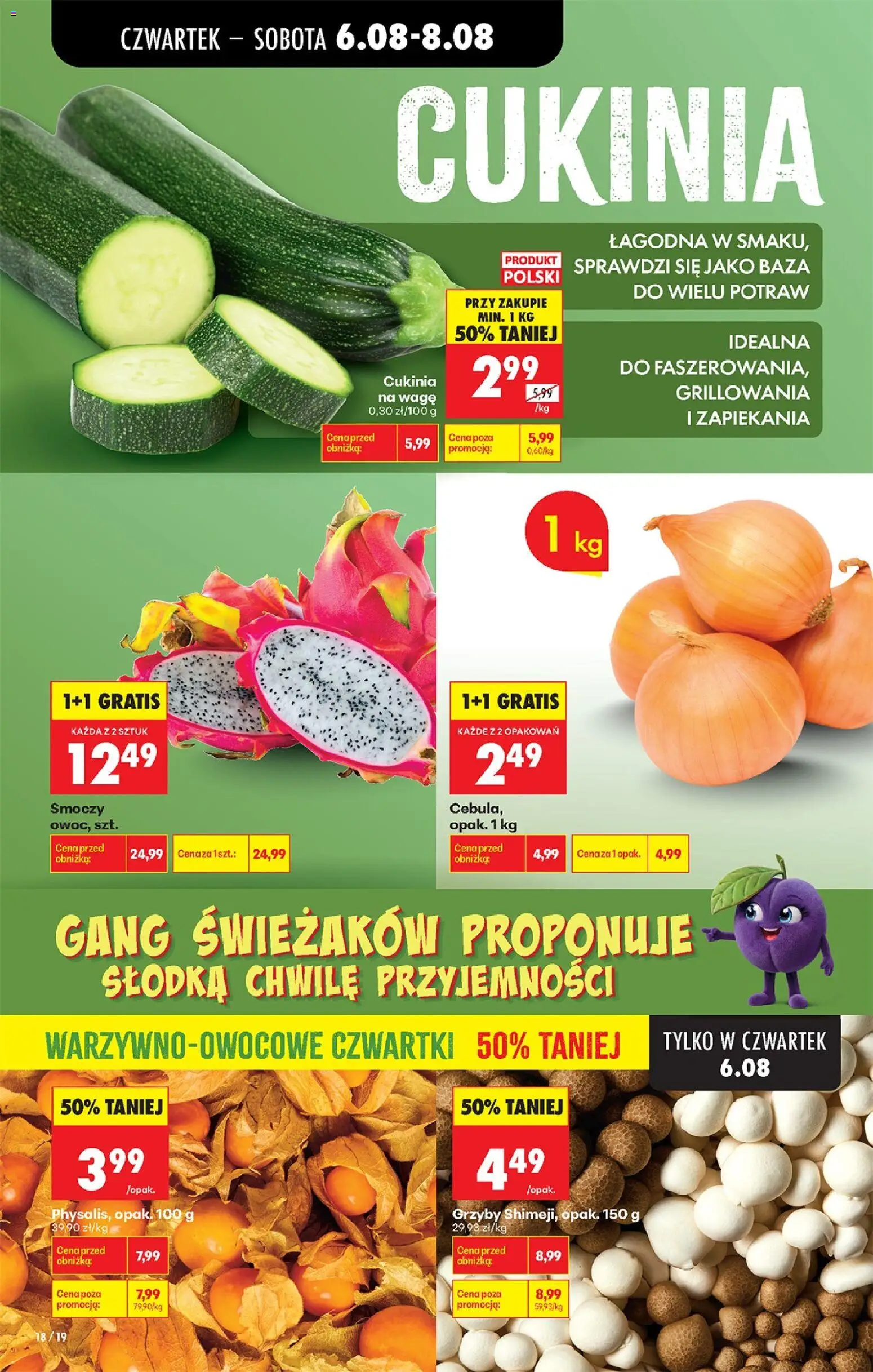 Biedronka gazetka od czwartku od 06.08.2026 | Strona: 28 | Produkty: Cukinia