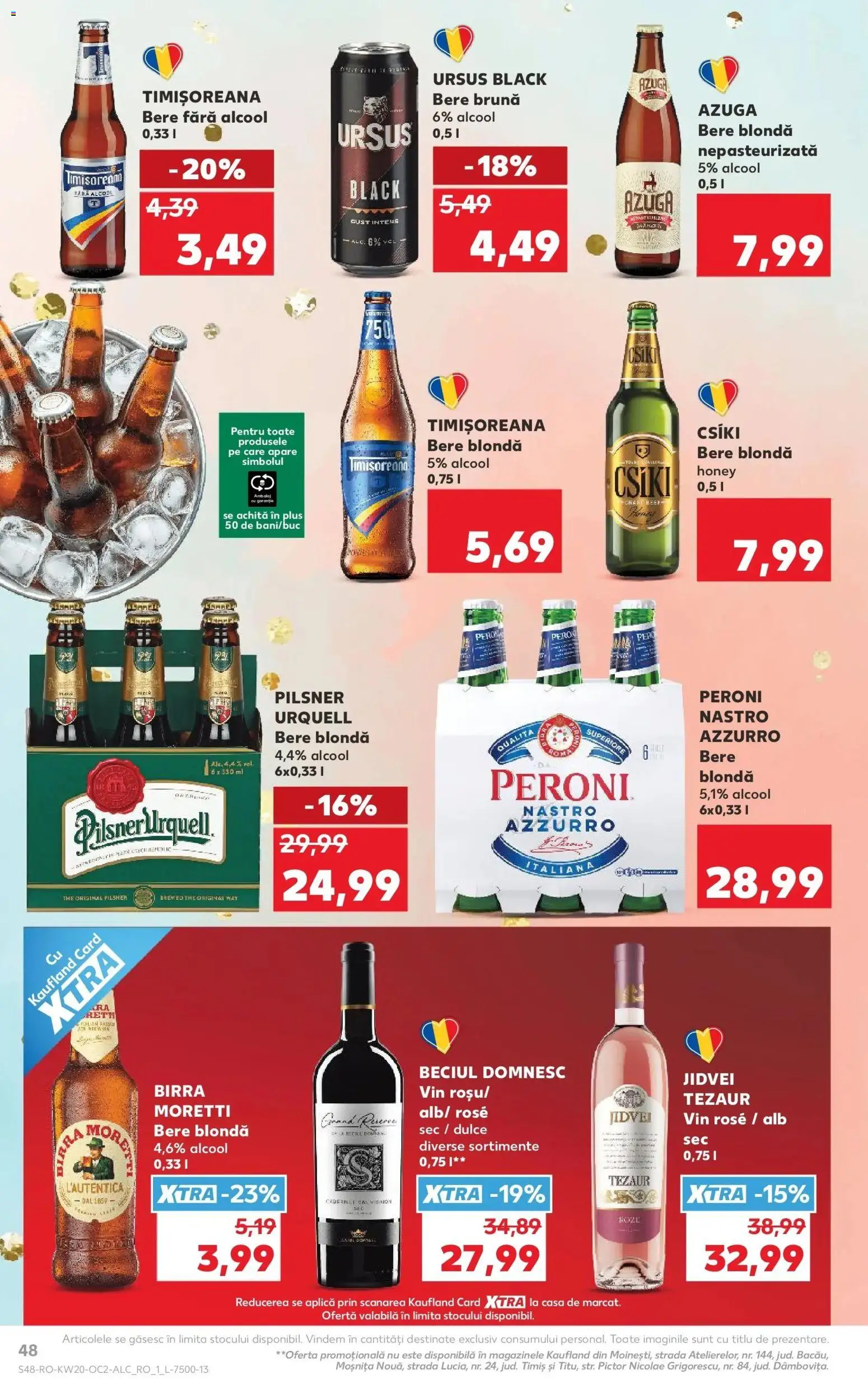 Noul catalog Kaufland – valabil de la 13.05.2026 | Pagină: 48 | Produse: Vin, Bere