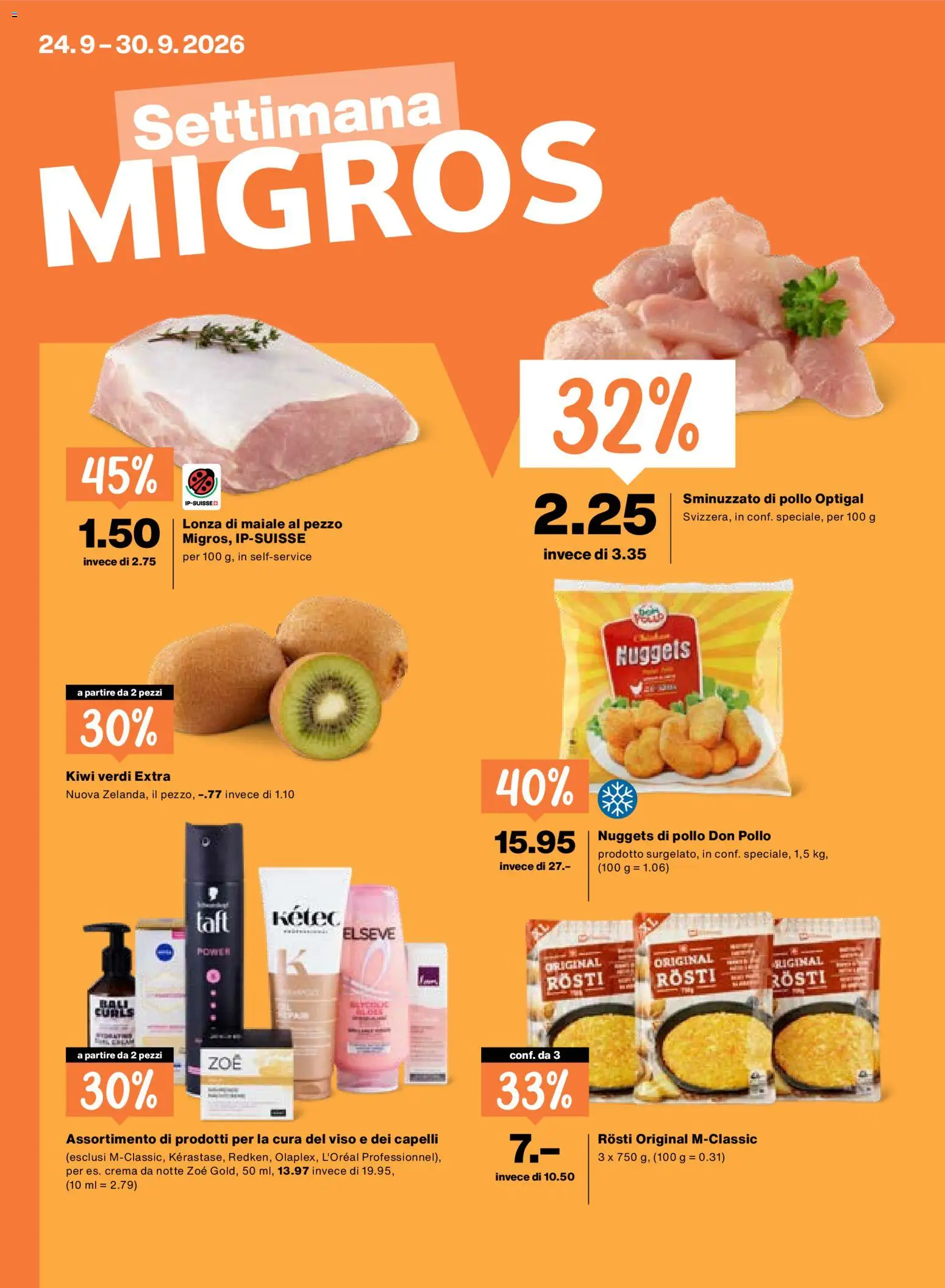 Migros aktionen IT – gültig ab 24.09.2026 | Seite: 1