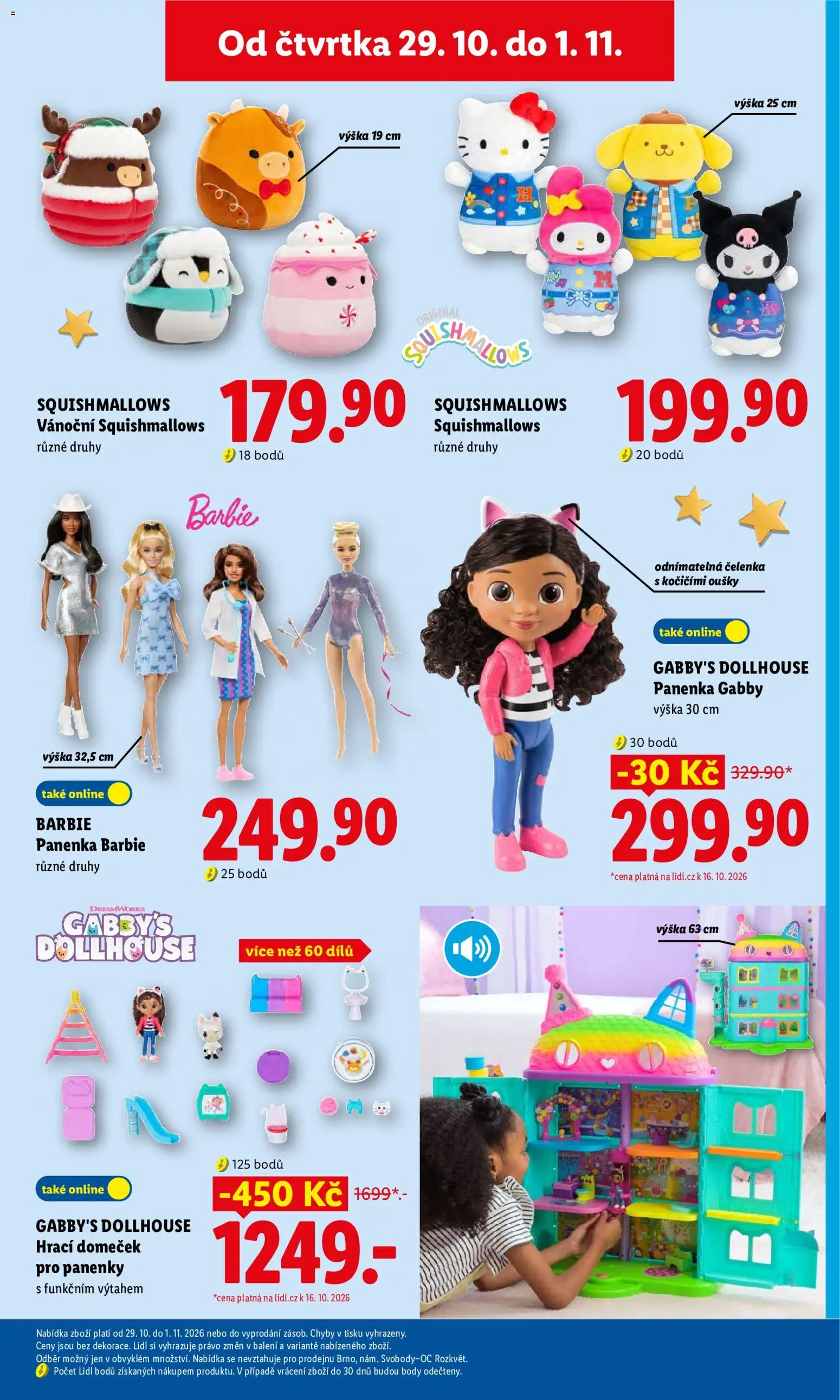 Lidl leták od 29.10.2026 | Strana: 49 | Produkty: Panenka, Čelenka, Barbie, Body