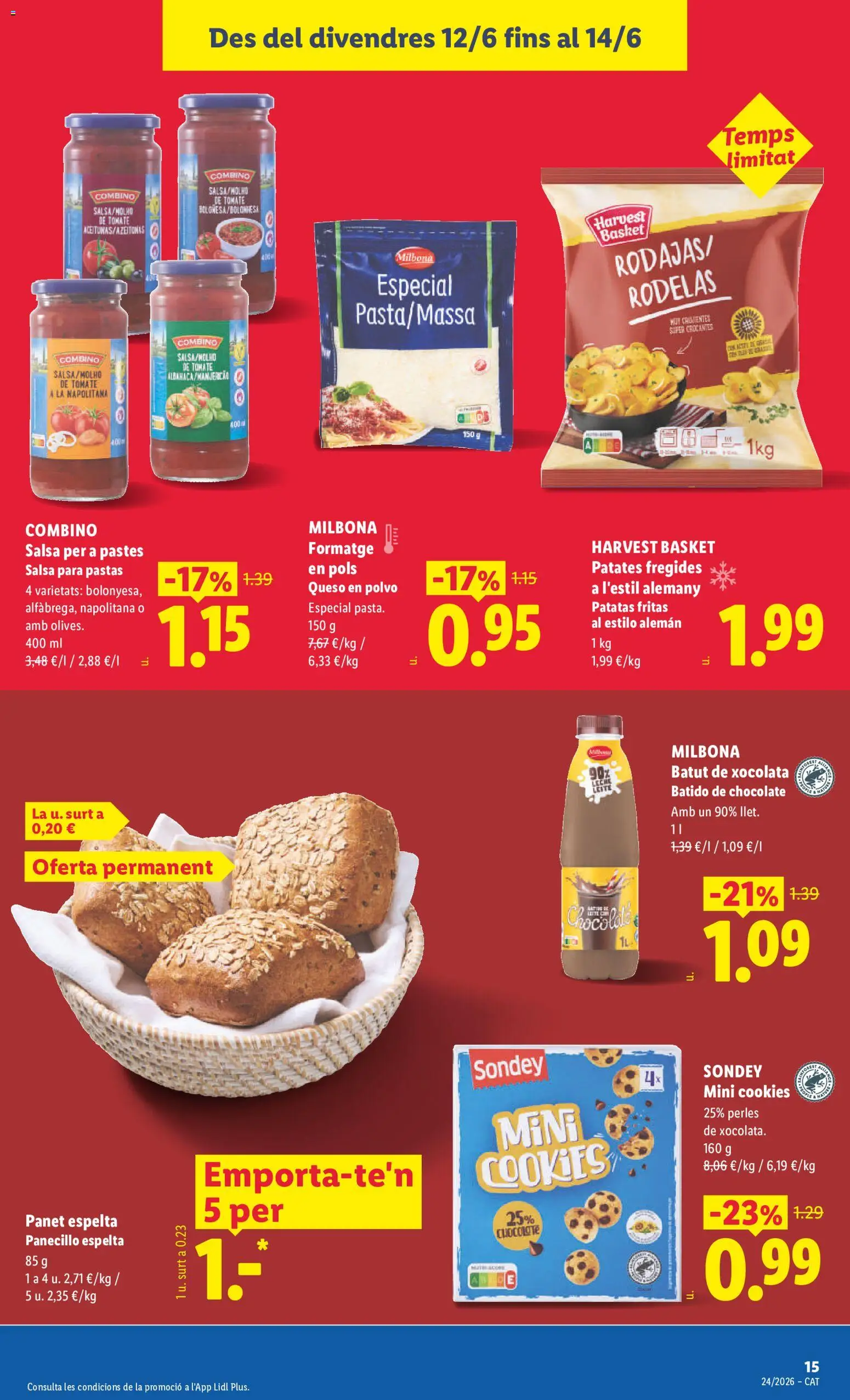 Lidl folleto │ válido desde el 08.06.2026 | Página: 29 | Productos: Polvo, Queso, Chocolate, Pasta