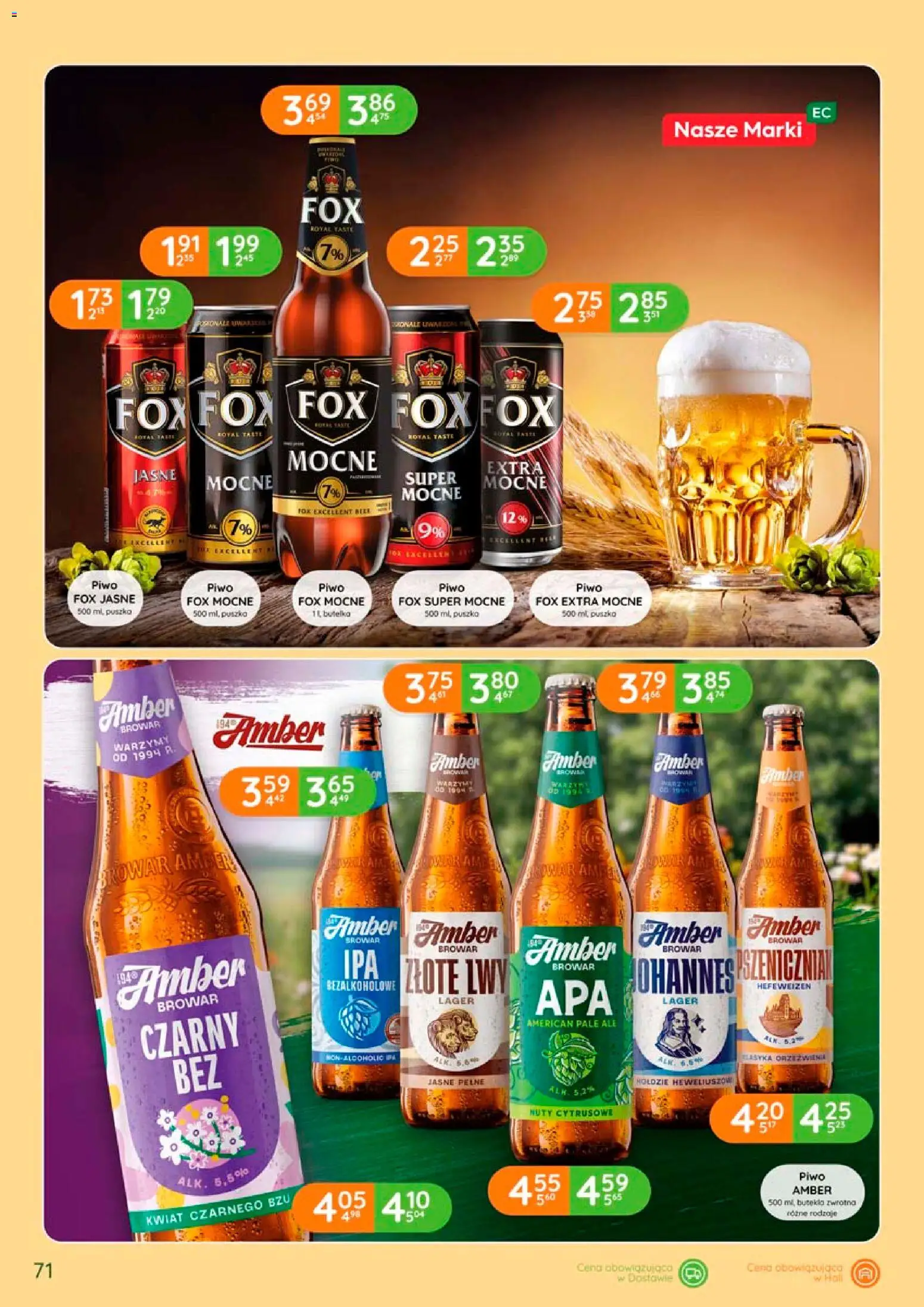 Eurocash gazetka - Katalog Alkoholowy od 01.08.2026 | Strona: 71 | Produkty: Piwo