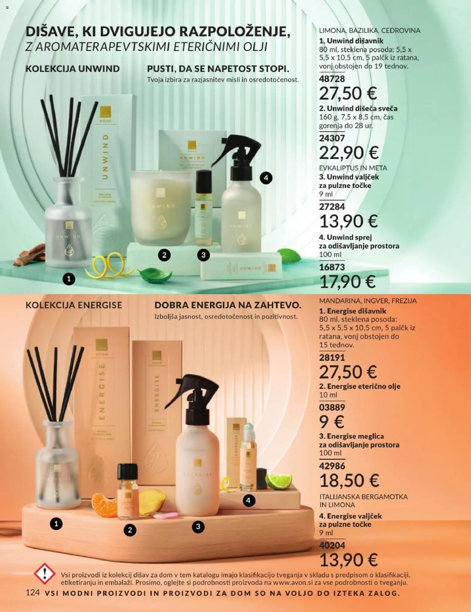 Novi Avon katalog ponudbe – veljaven od 30.06.2026 | Stran: 124 | Izdelki: Sveča, Olje, Limona