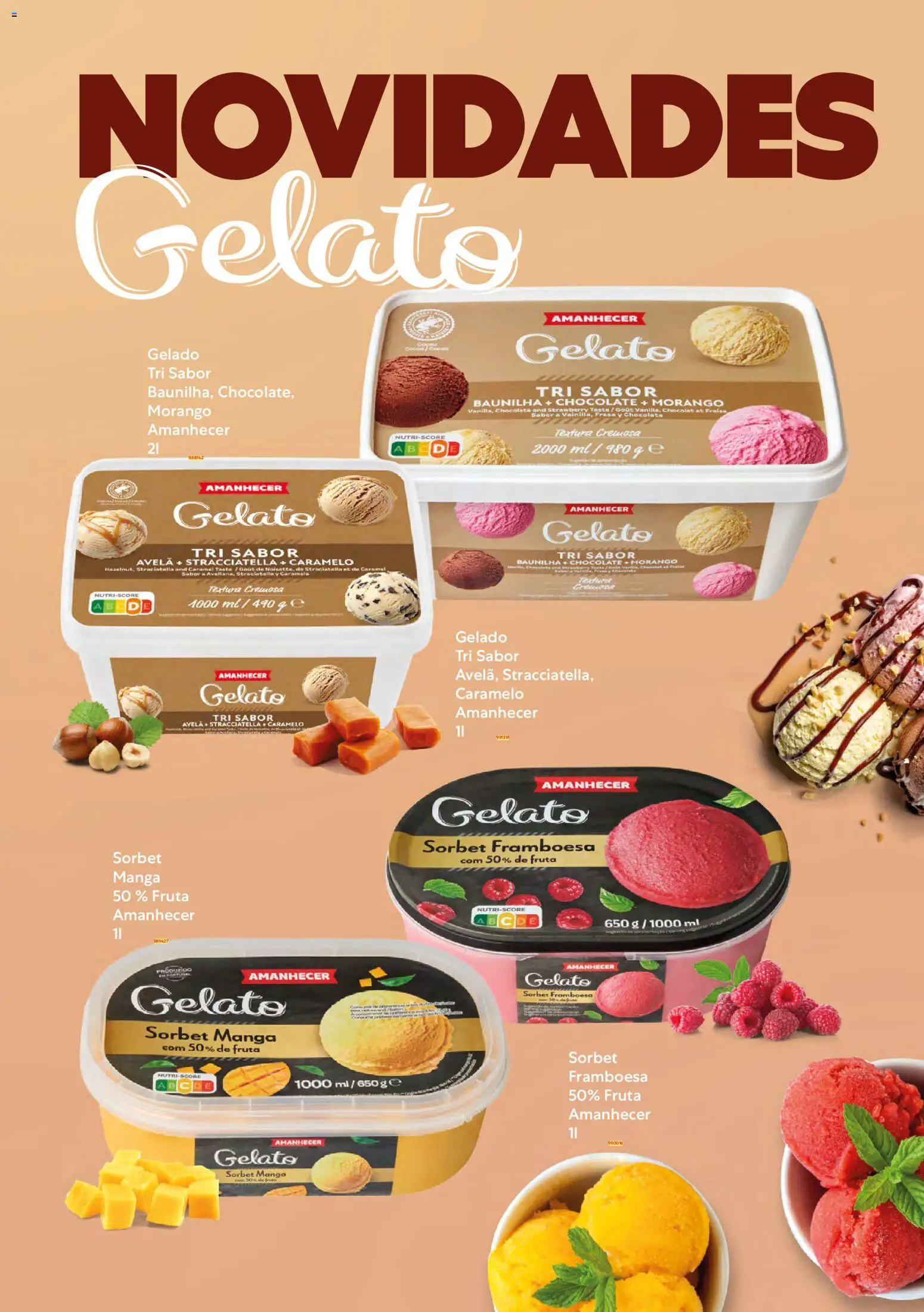 Recheio - Gelados │ válido de 02/12/2025 | Página: 3 | Produtos: Baunilha, Manga, Gelado, Chocolate