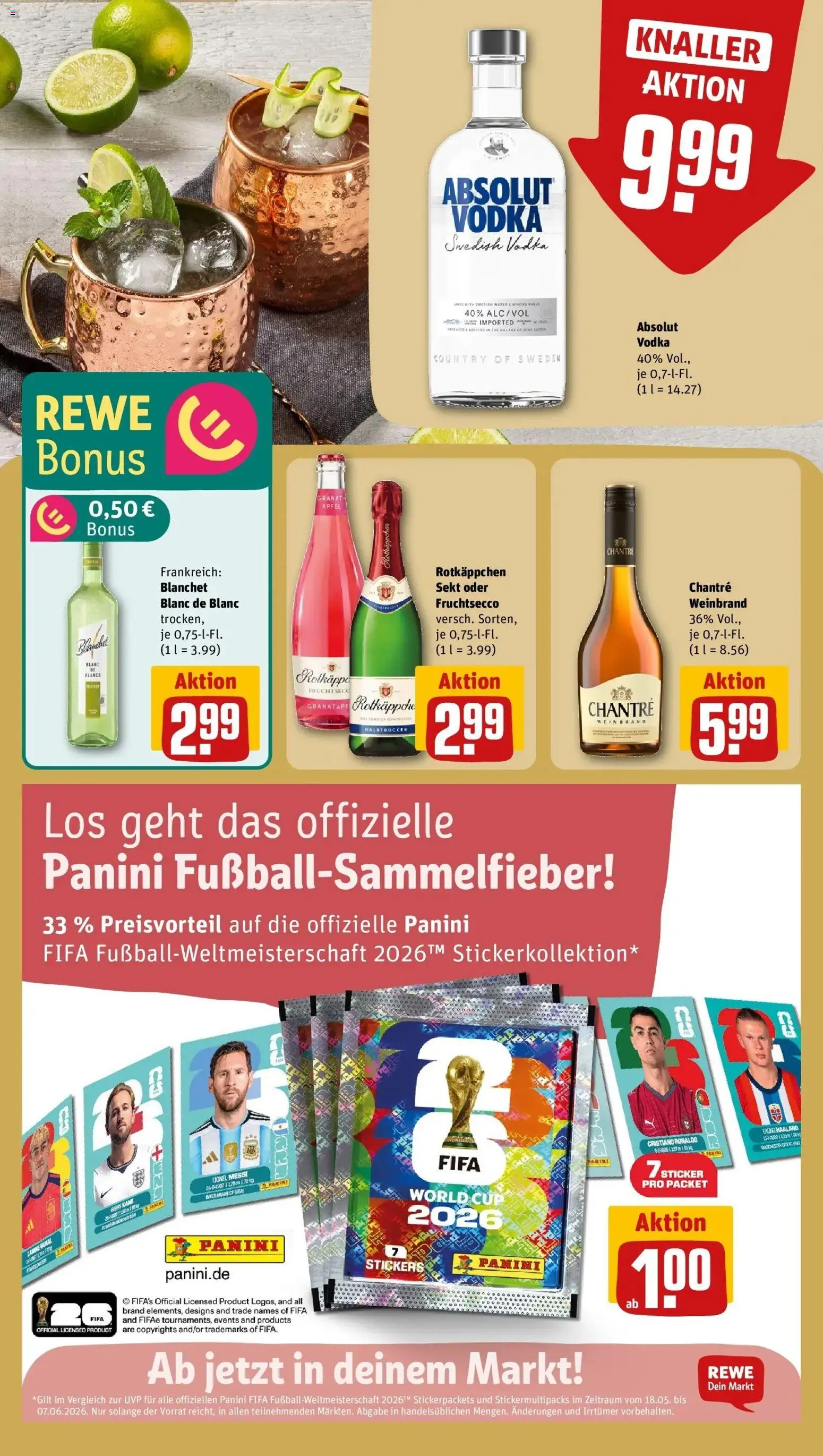 Rewe Prospekt Wiesbaden – gültig ab 17.05.2026 | Seite: 17 | Produkte: Rotkappchen sekt, Sekt, Chantré, Rotkäppchen