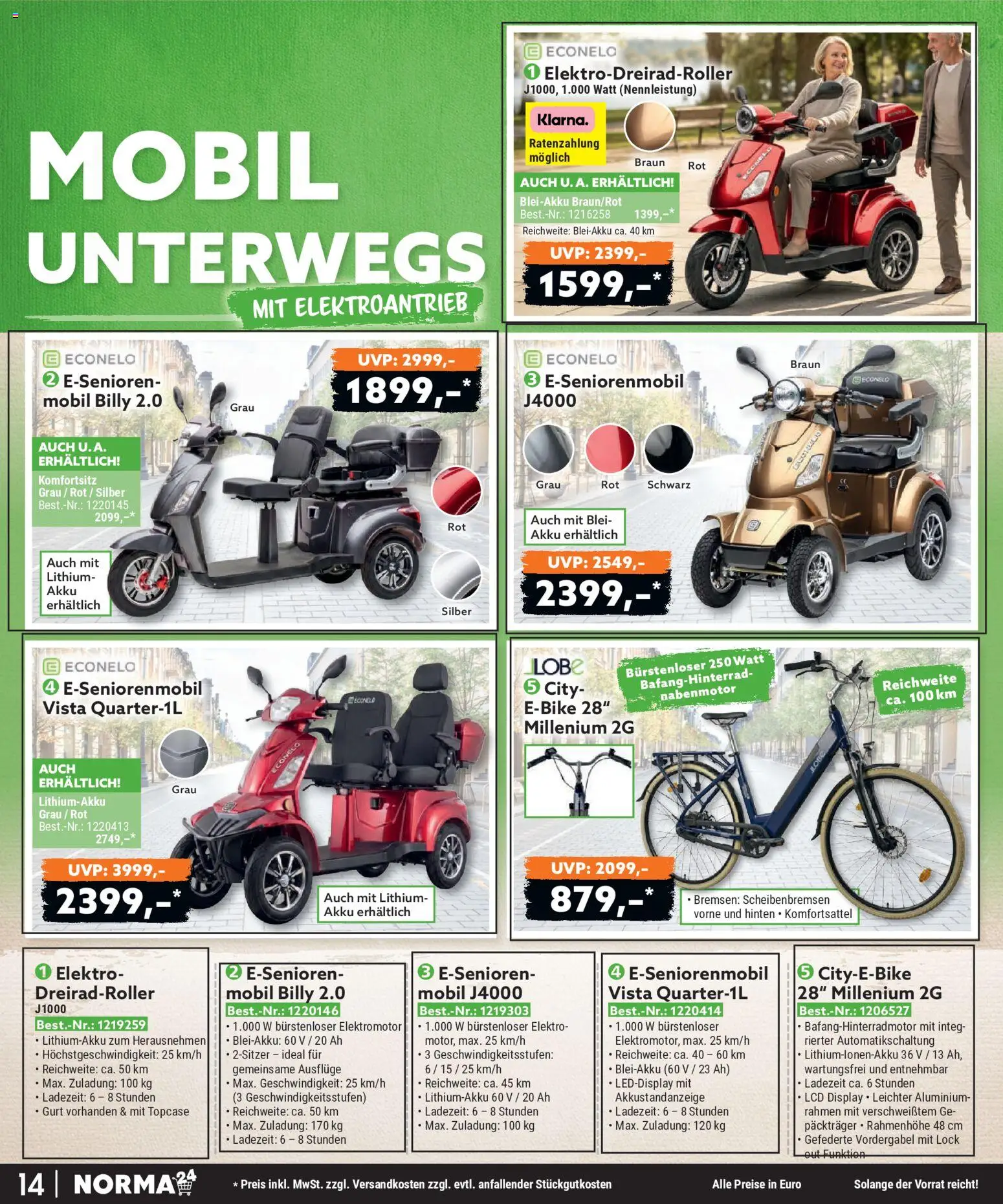 Norma Bestellmagazin Juli 2026 – gültig ab 01.07.2026 | Seite: 14