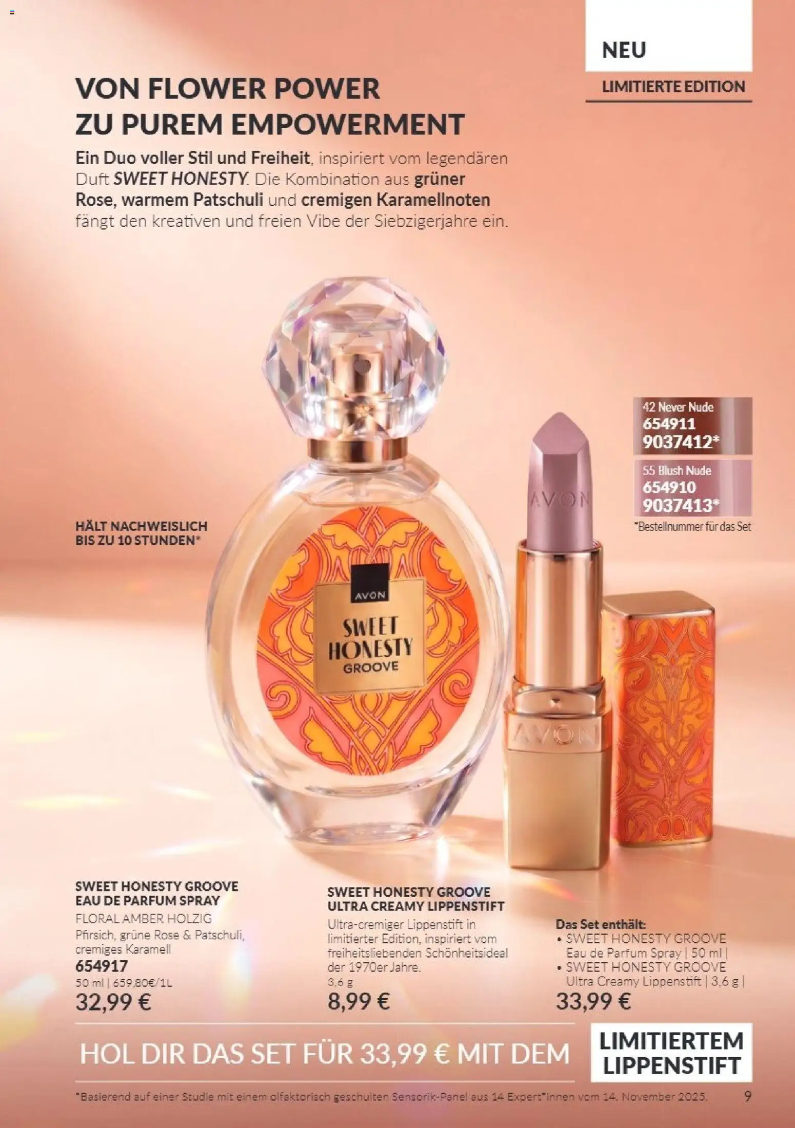 Avon Black Friday – gültig ab 01.11.2026 | Seite: 9 | Produkte: Duft, Lippenstift, Eau de Parfum, Blush