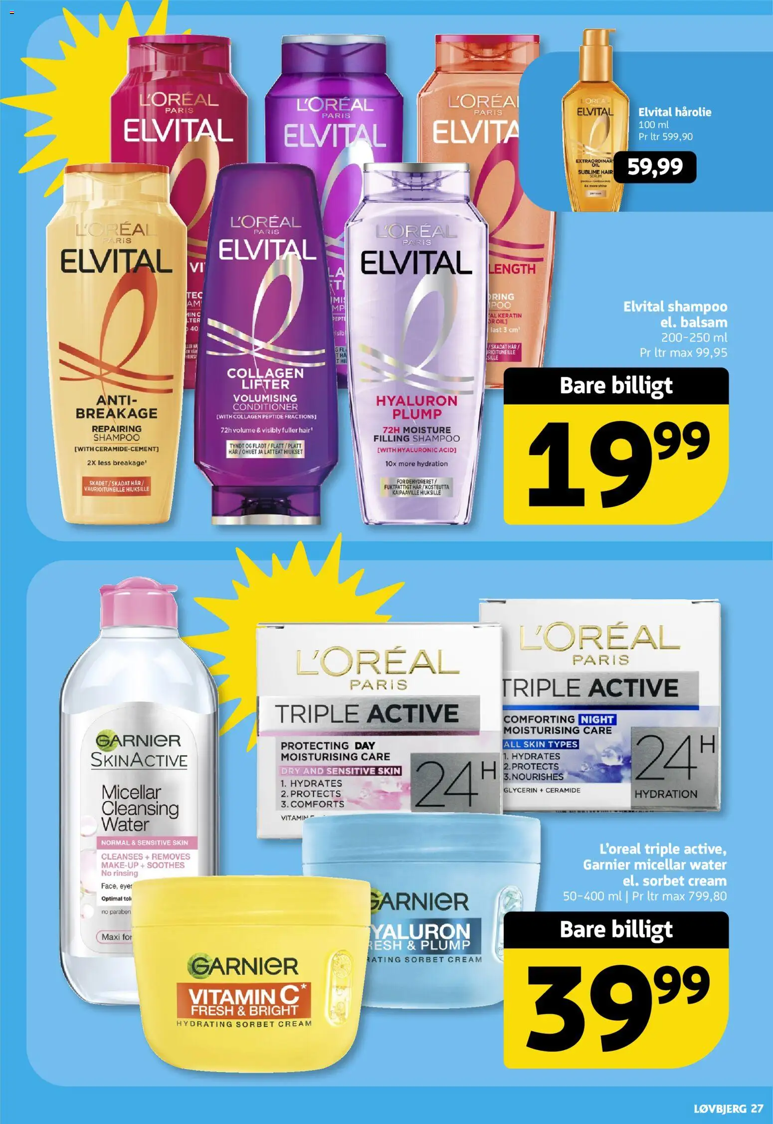 Løvbjerg tilbudsavis – gyldig fra 17/07/2026 | Side: 27 | Produkter: Makeup, Shampoo, Balsam, Hårolie