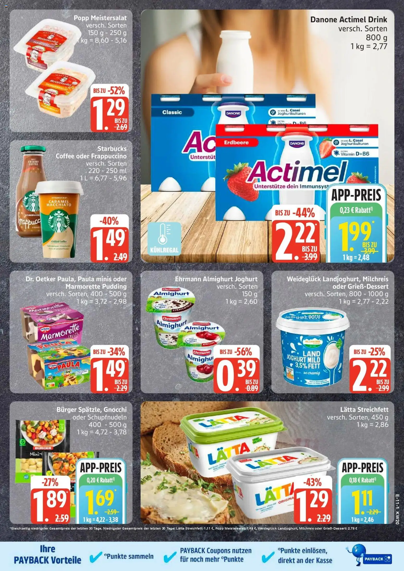 Marktkauf Prospekt Mölln	 – gültig ab 10.05.2026 | Seite: 11 | Produkte: Joghurt, Starbucks, Burger, Pudding