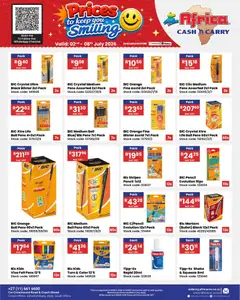 Africa Cash & Carry specials catalogue – valid from 02/07/2026 | Page: 63 | Products: Pencil, Pen, Stock