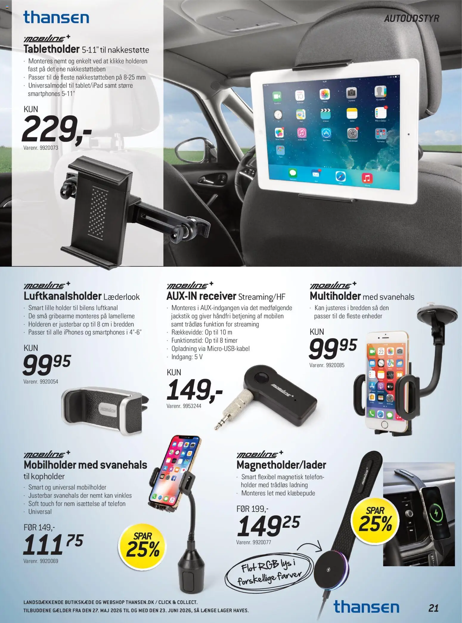 Thansen tilbudsavis – gyldig fra 27.05.2026 | Side: 21 | Produkter: Telefon