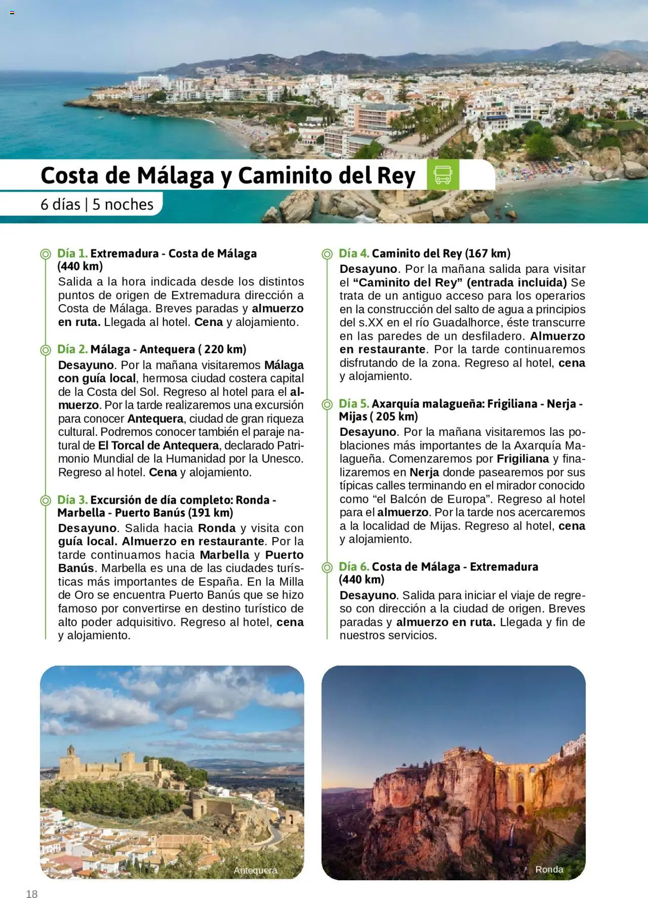 Viajes El Corte Inglés - Catálogo Junta de Extremadura │ válido desde el 01.03.2025 | Página: 18