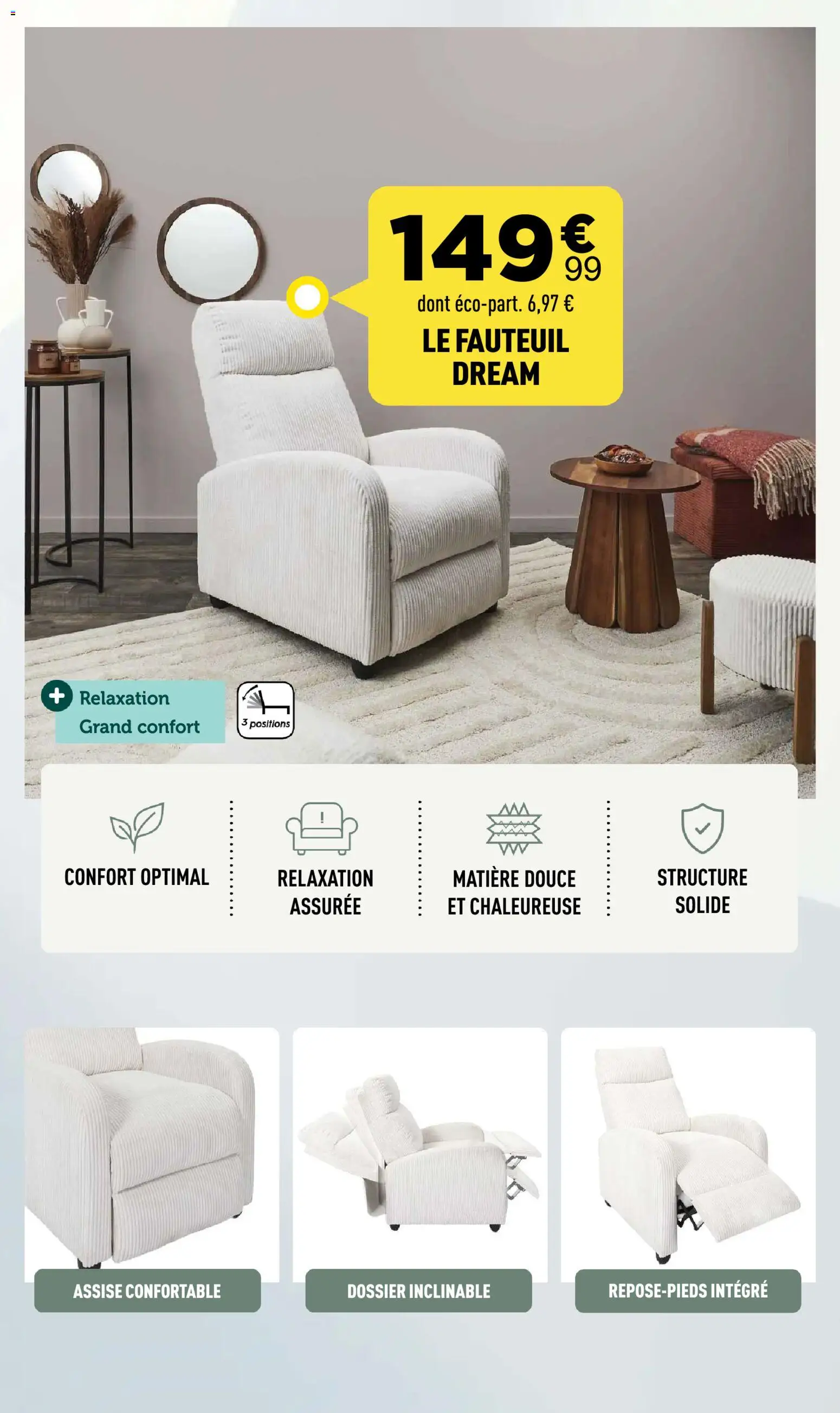 {H1} | Page: 18 | Produits: Fauteuil