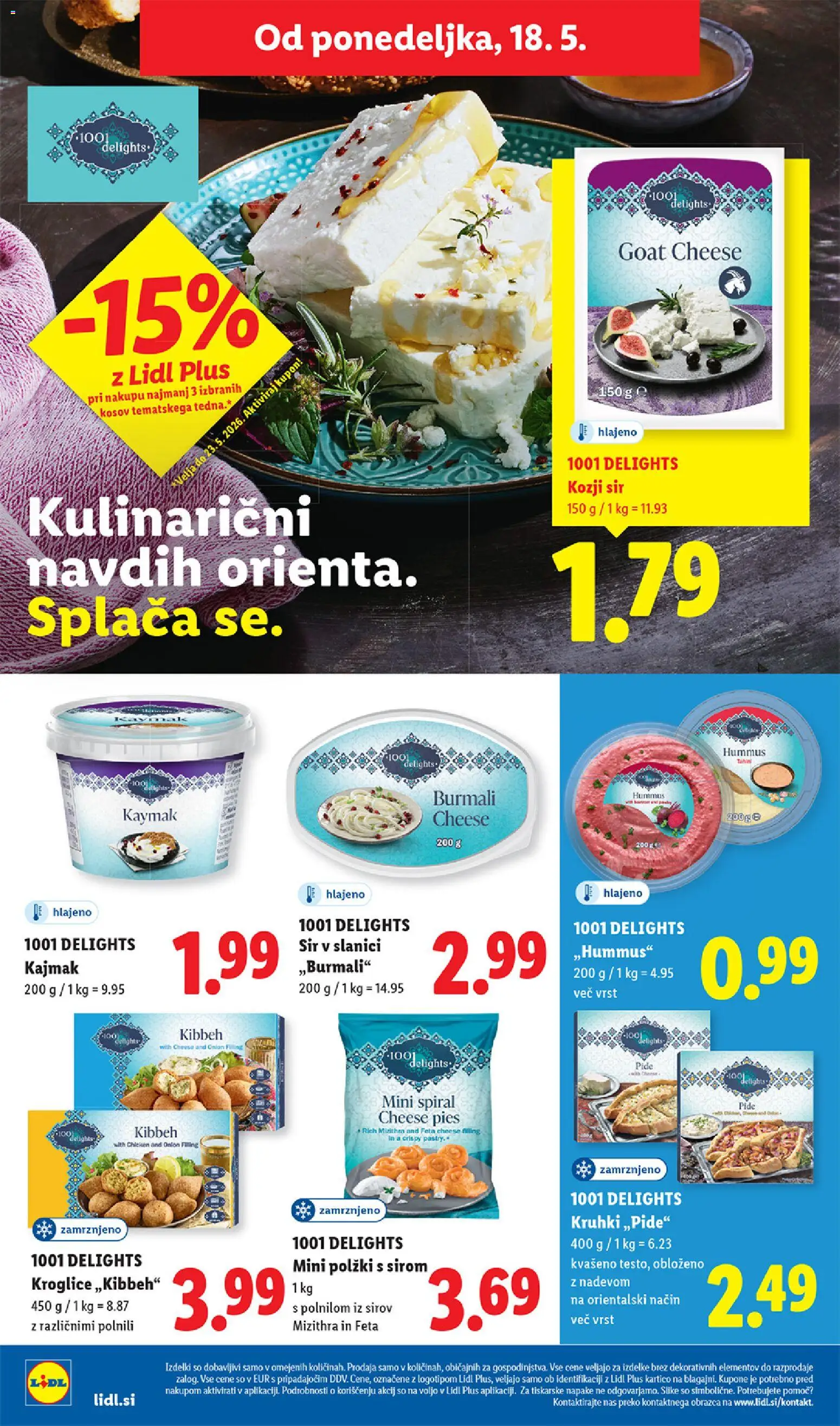 Novi Lidl katalog ponudbe – veljaven od 14.05.2026 | Stran: 54 | Izdelki: Kajmak, Sir