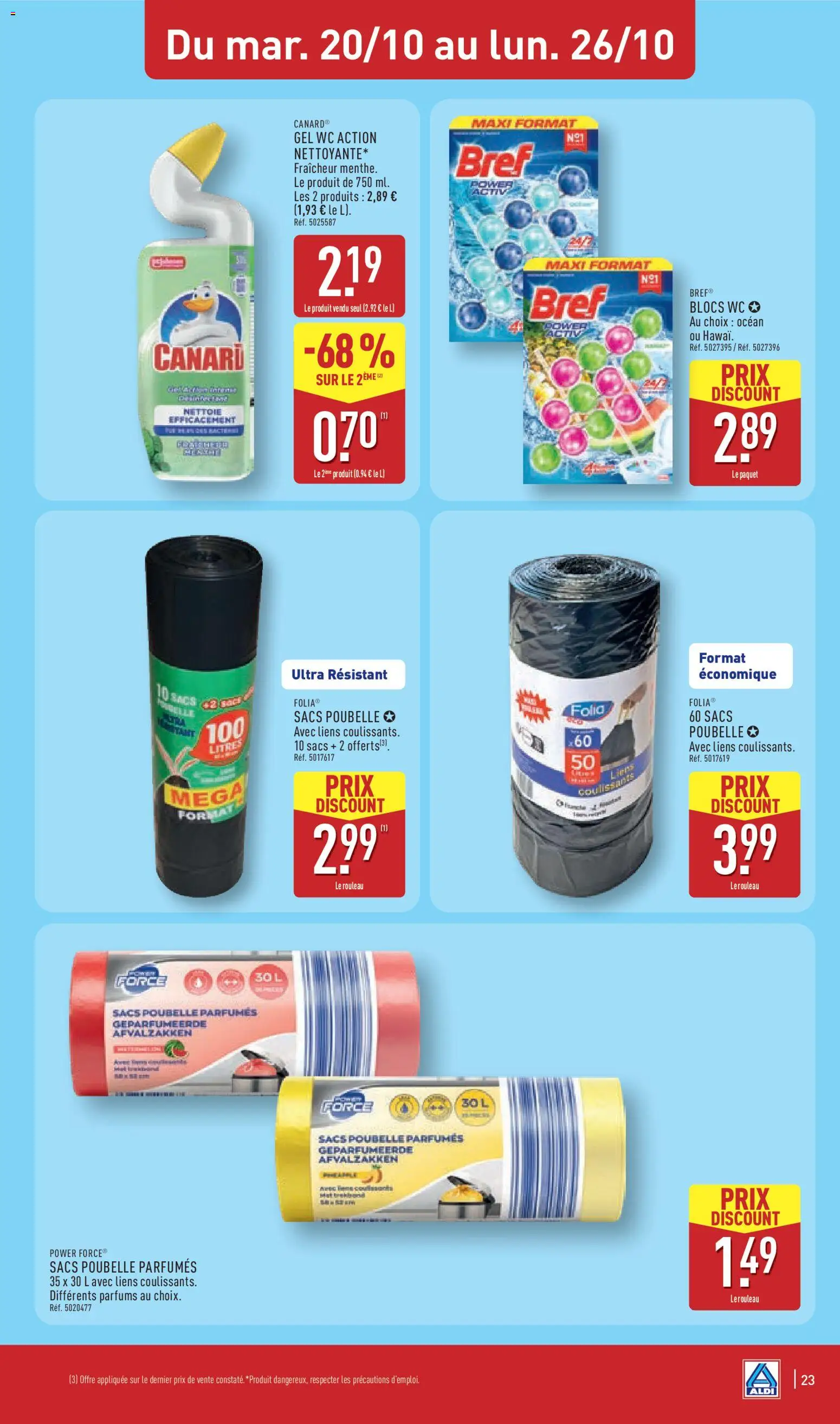{H1} | Page: 25 | Produits: Canard, Poubelle, Parfums, Rouleau