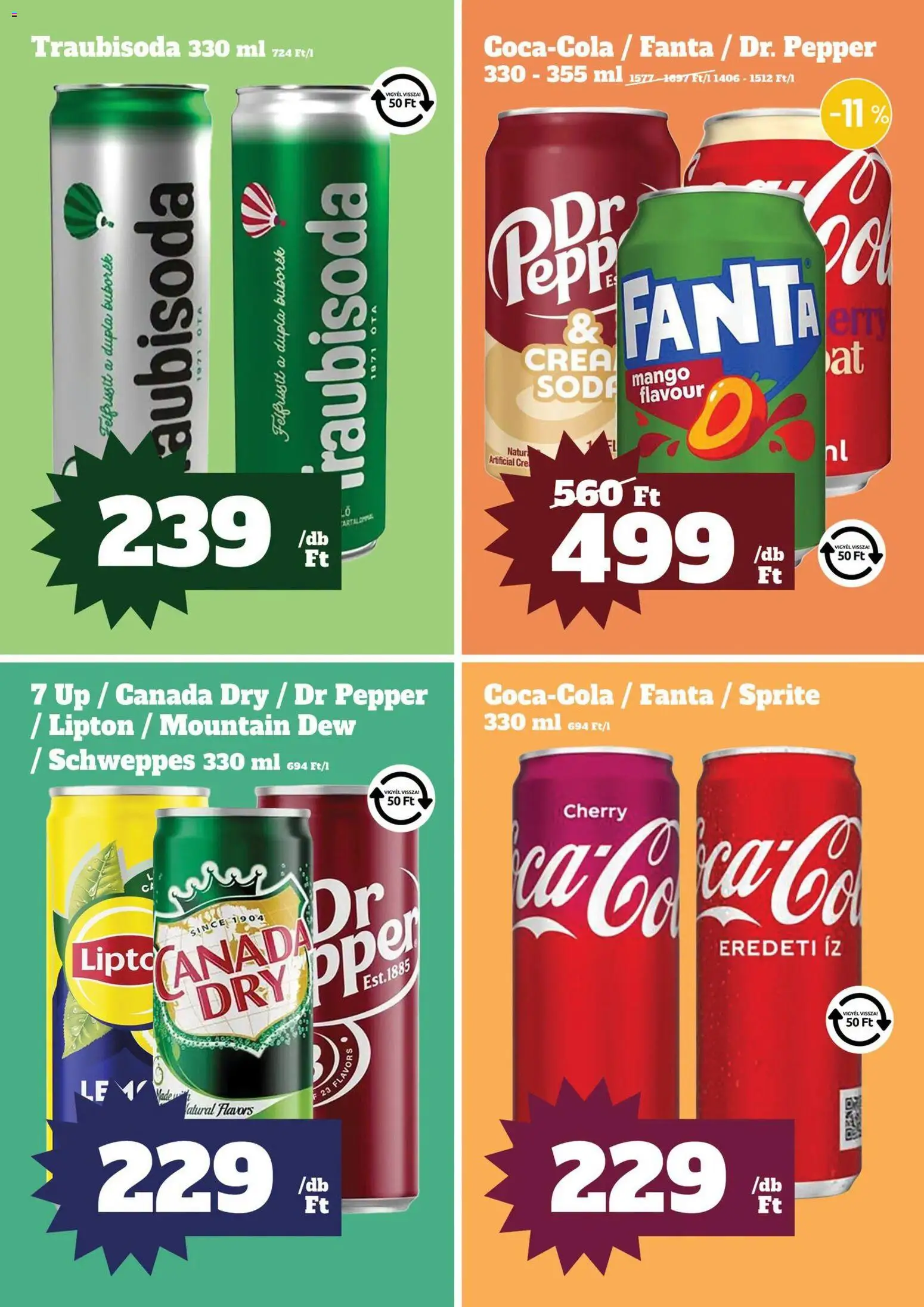 Vil-For akciós ujság - amely érvényes a következő dátumtól: 2026.07.30. | Oldal: 16 | Termékek: Fanta, Lé, Sprite, Mangó