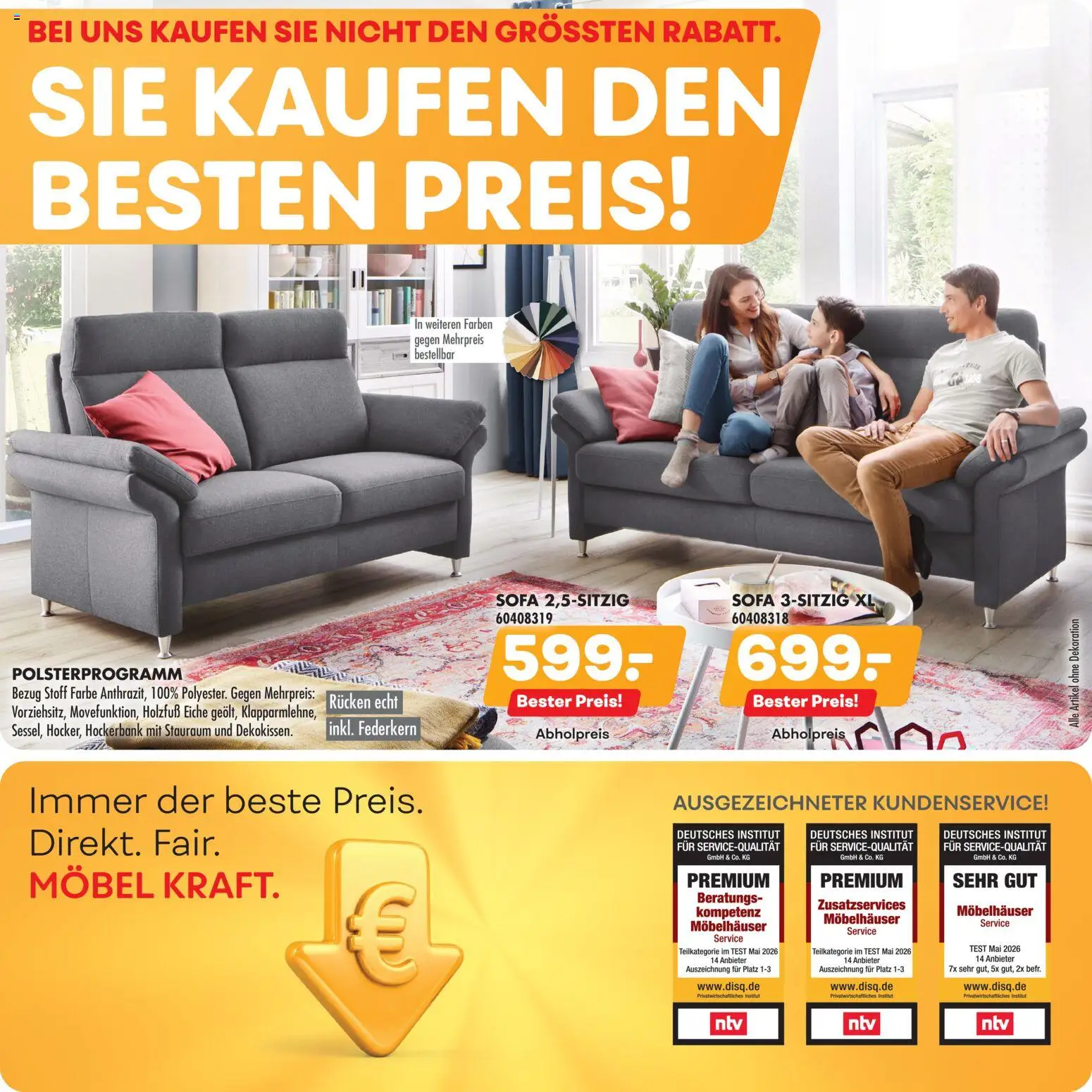 Möbel Kraft Prospekt – gültig ab 25.09.2026 | Seite: 1