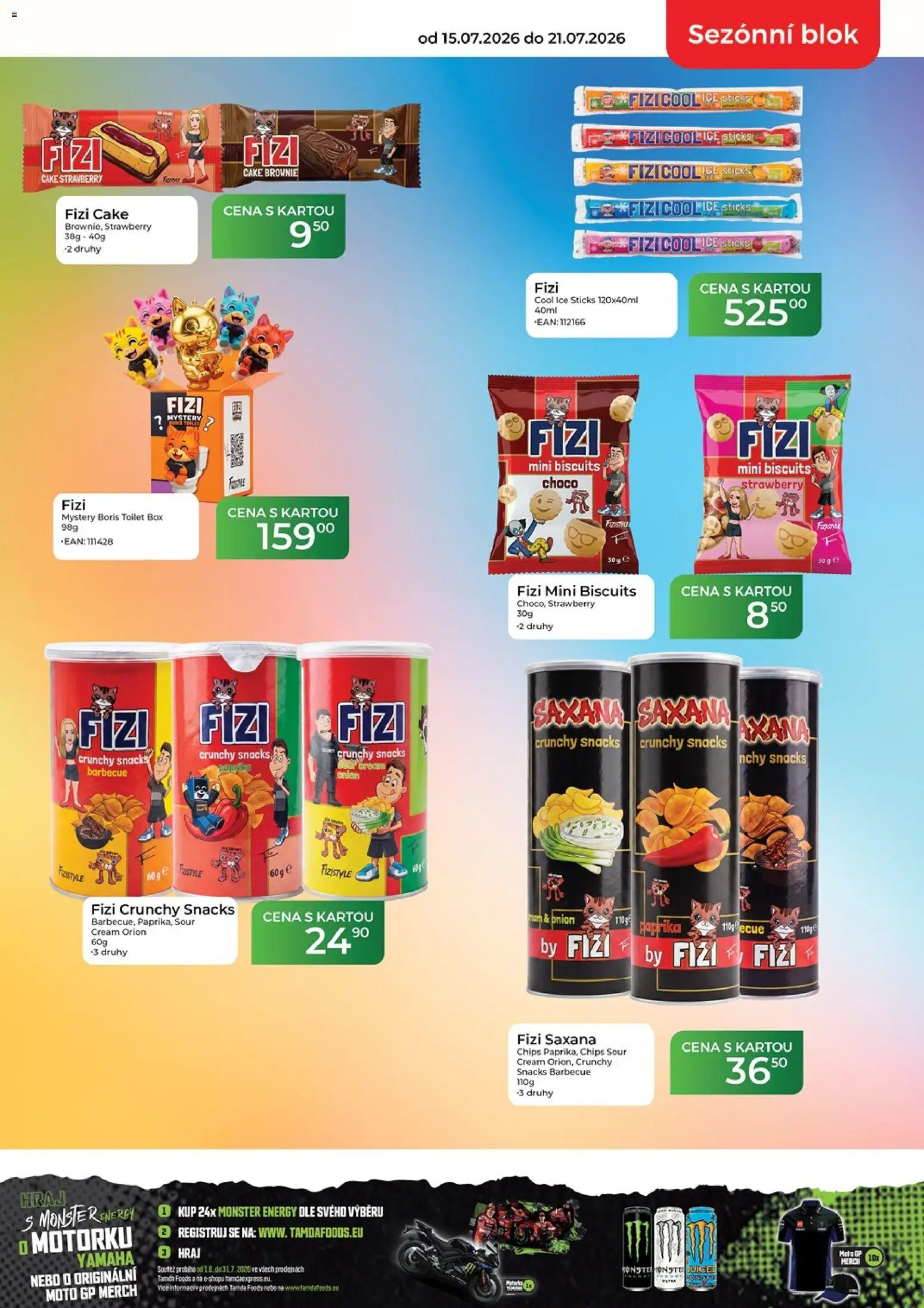 Tamda Foods leták od 15.07.2026 | Strana: 3 | Produkty: Monster, Brownie, Blok, Monster Energy