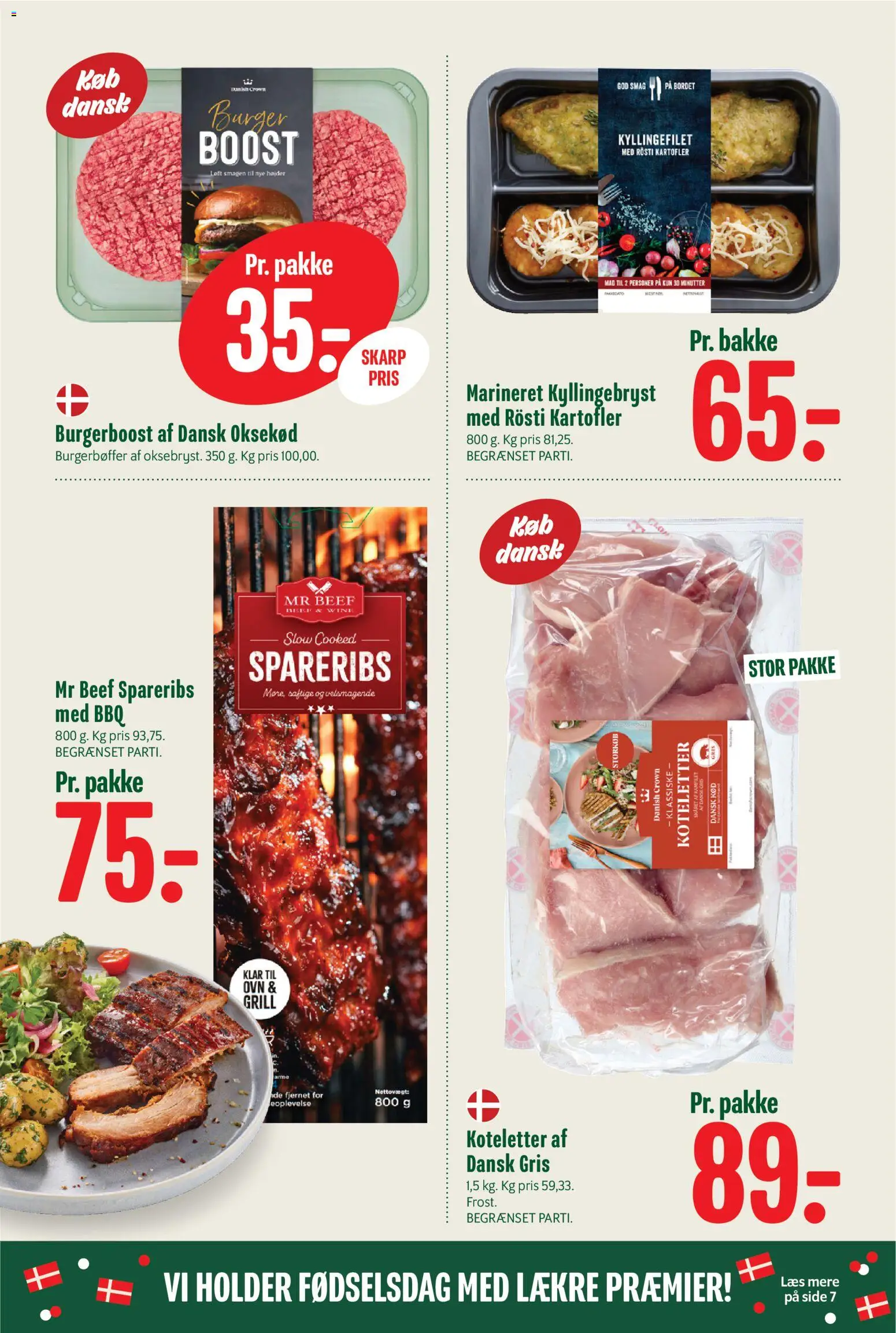 Min Købmand tilbudsavis – gyldig fra 21/08/2026 | Side: 4 | Produkter: Oksekød, Kartofler, Spareribs, Grill