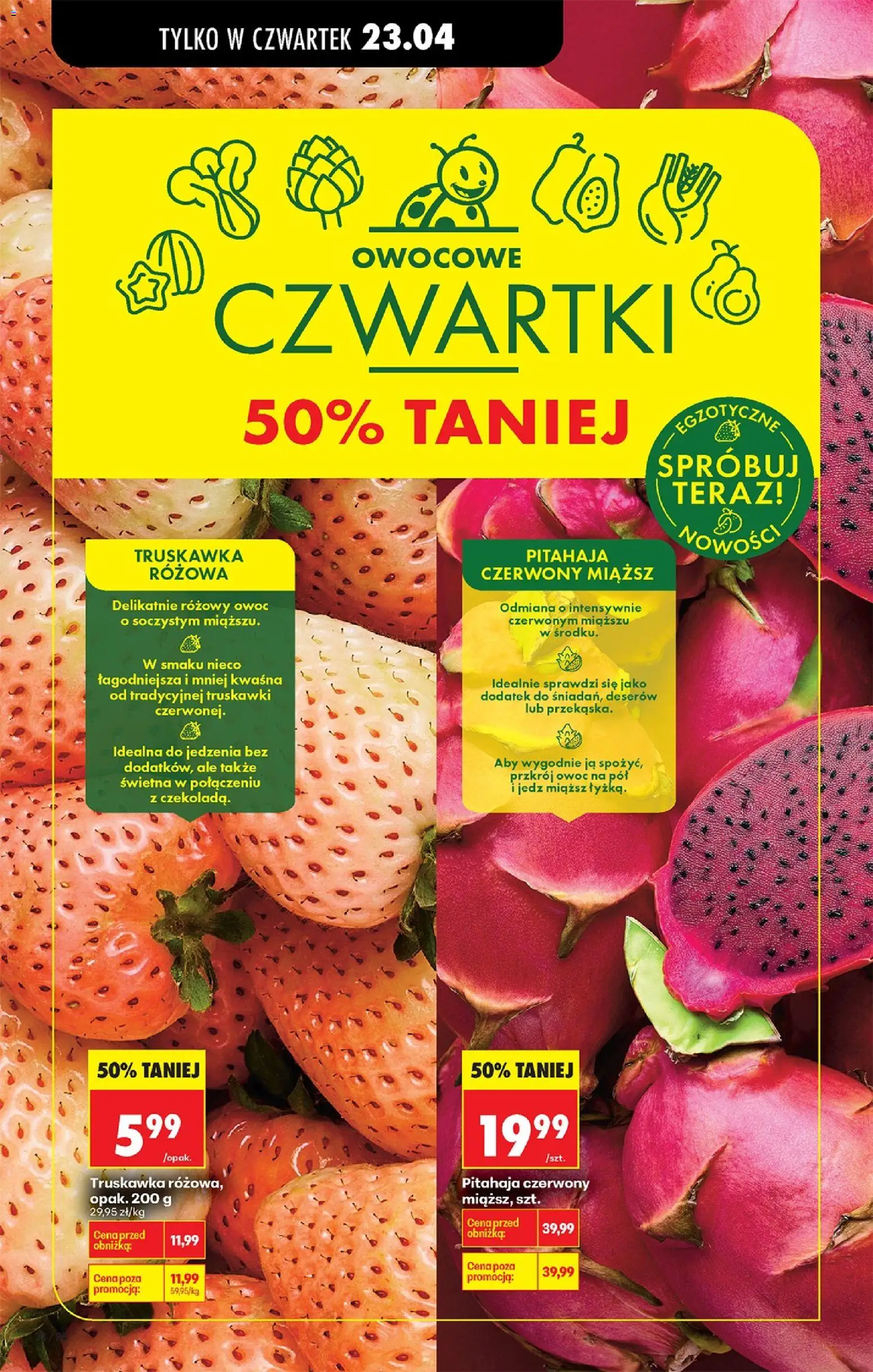 Biedronka gazetka od czwartku od 23.04.2026 | Strona: 41 | Produkty: Truskawki