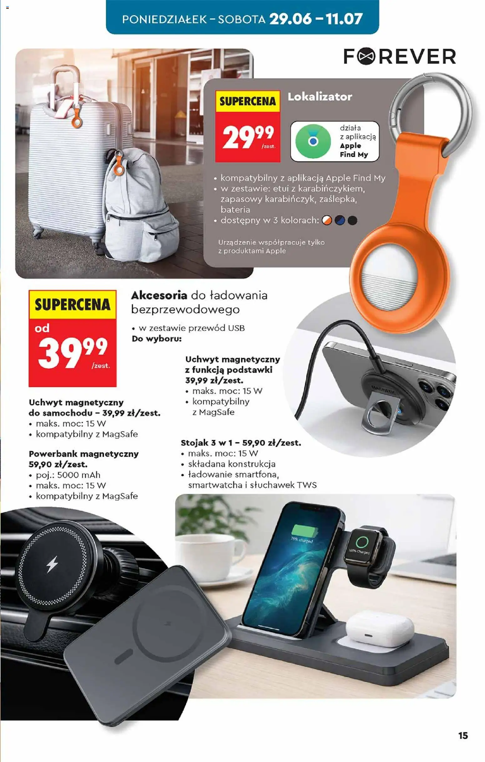 Biedronka Polsko leták - Hity i inspiracje od 27.06.2026 | Strana: 15 | Produkty: Apple, USB