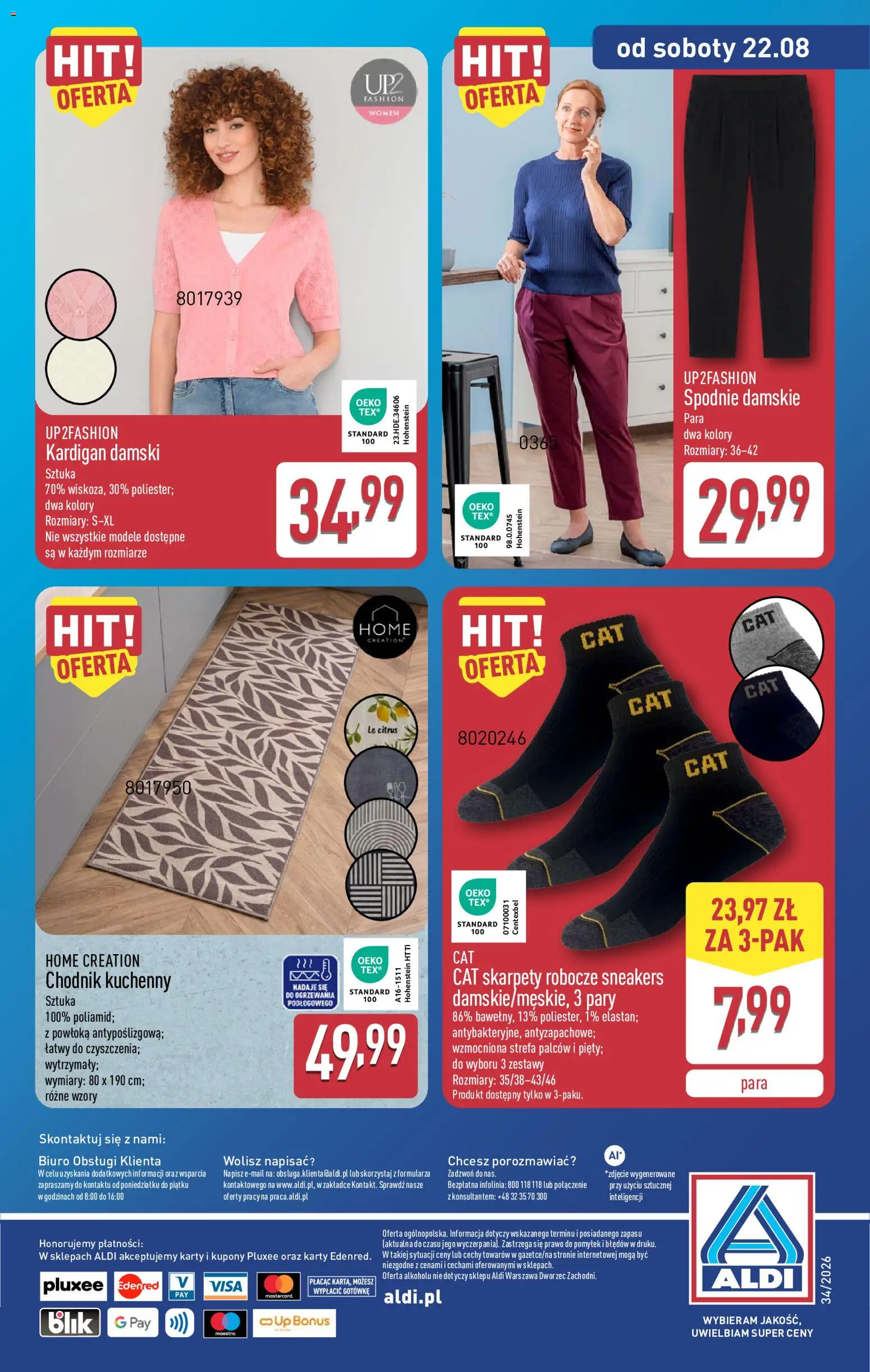 Aldi Polsko leták - Ostatnie sztuki w wybranych sklepach od 18.08.2026 | Strana: 16 | Produkty: Karty