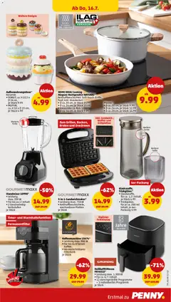 GRUNDIG Heißluftfritteuse FRY6322*, Leistung max. 1.300 W, • Für ca. 4,7 l Inhalt, • 11 voreingestellte Programme, + 1 individuelles Programm, je Stück ab 13.07.2026 gültig | Seite: 21