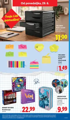 Lidl katalog akcije – veljaven od 24.06.2026 | Stran: 57 | Izdelki: Igra, Skatla, Peresnica