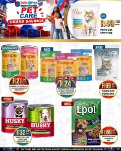 Take n Pay specials catalogue – valid from 22/06/2026 | Page: 39 | Products: Lamp, Beef, Cat food, Dog food