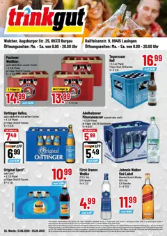 Trinkgut Prospekt Lauingen ab 31.08.2026 gültig