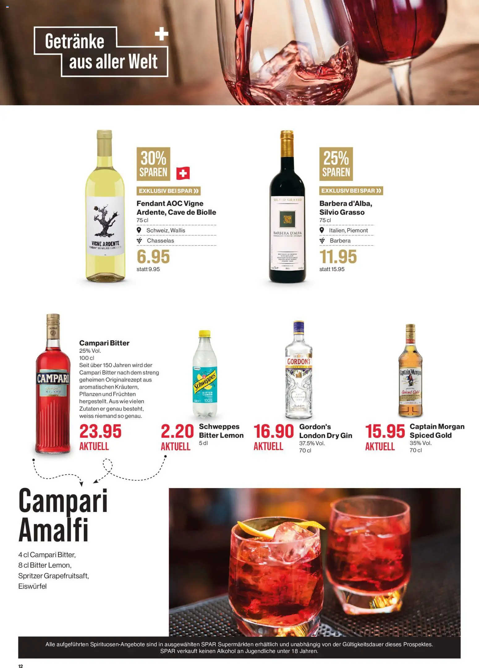 SPAR aktionen – gültig ab 13.08.2026 | Seite: 12 | Produkte: Getränke, Gin