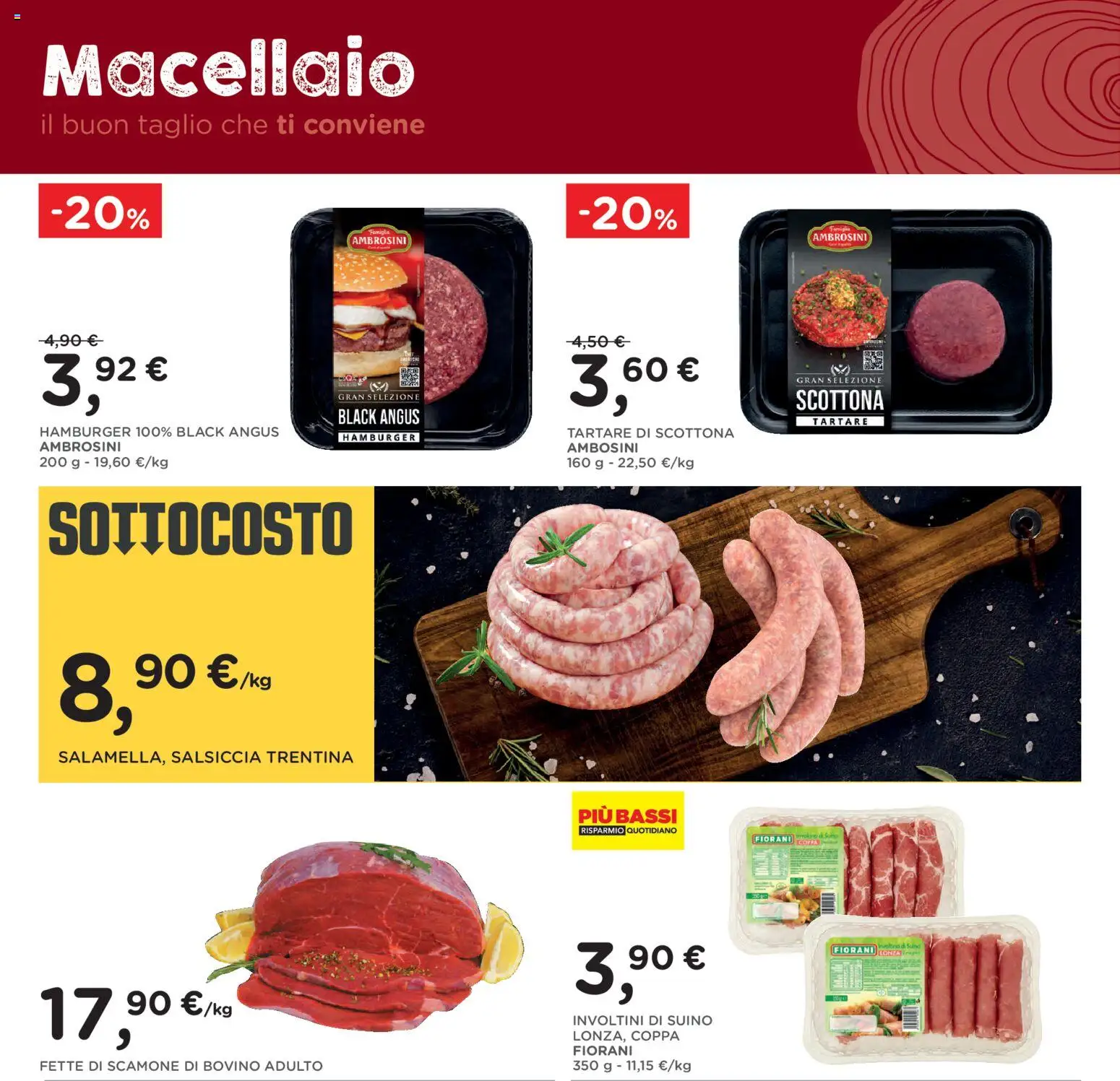 Volantino Poli del 28/10/2026 | Pagina: 6 | Prodotti: Bovino, Suino, Taglio, Salsiccia