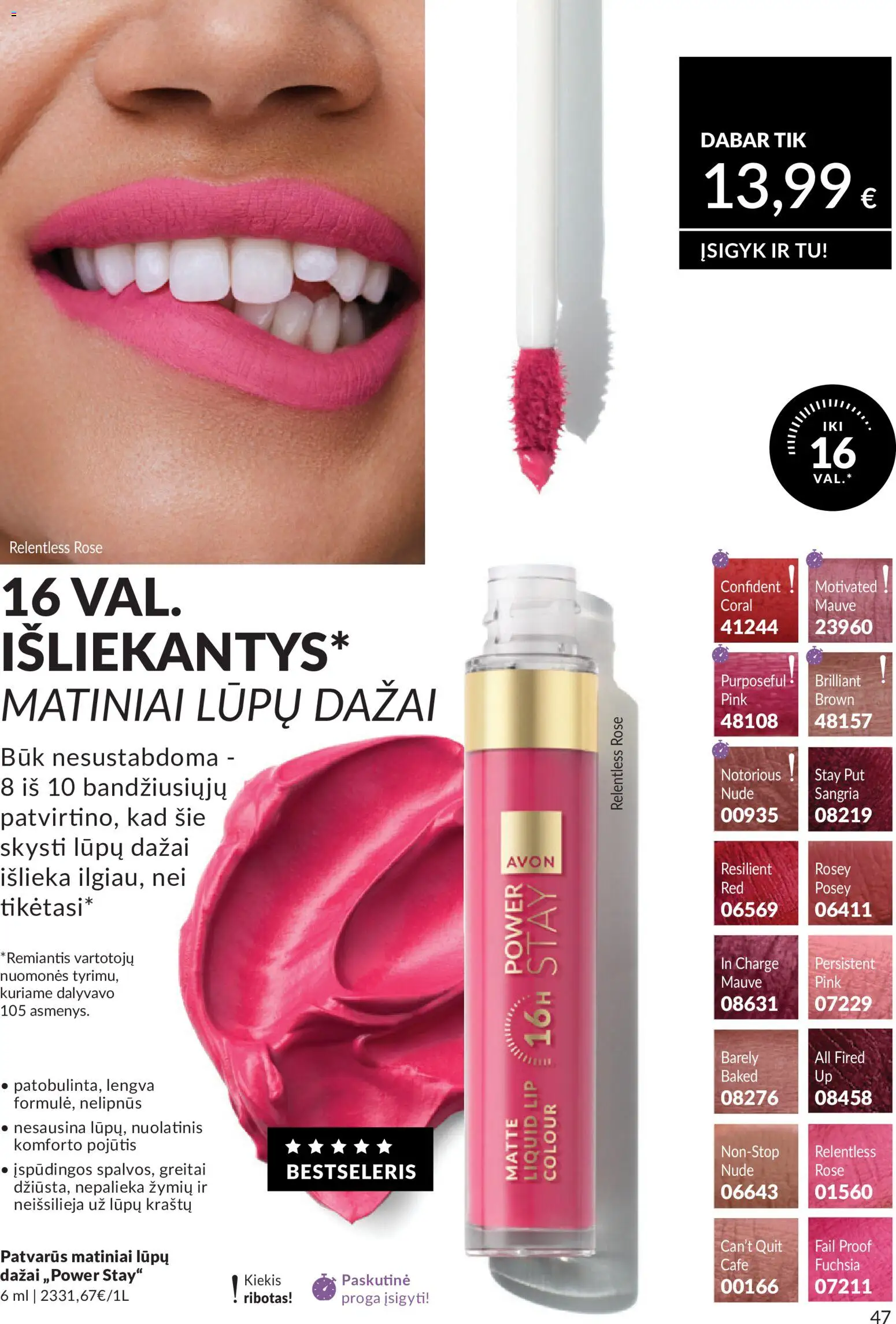 AVON akcijos nuo 2026.05.01 | Puslapis: 47