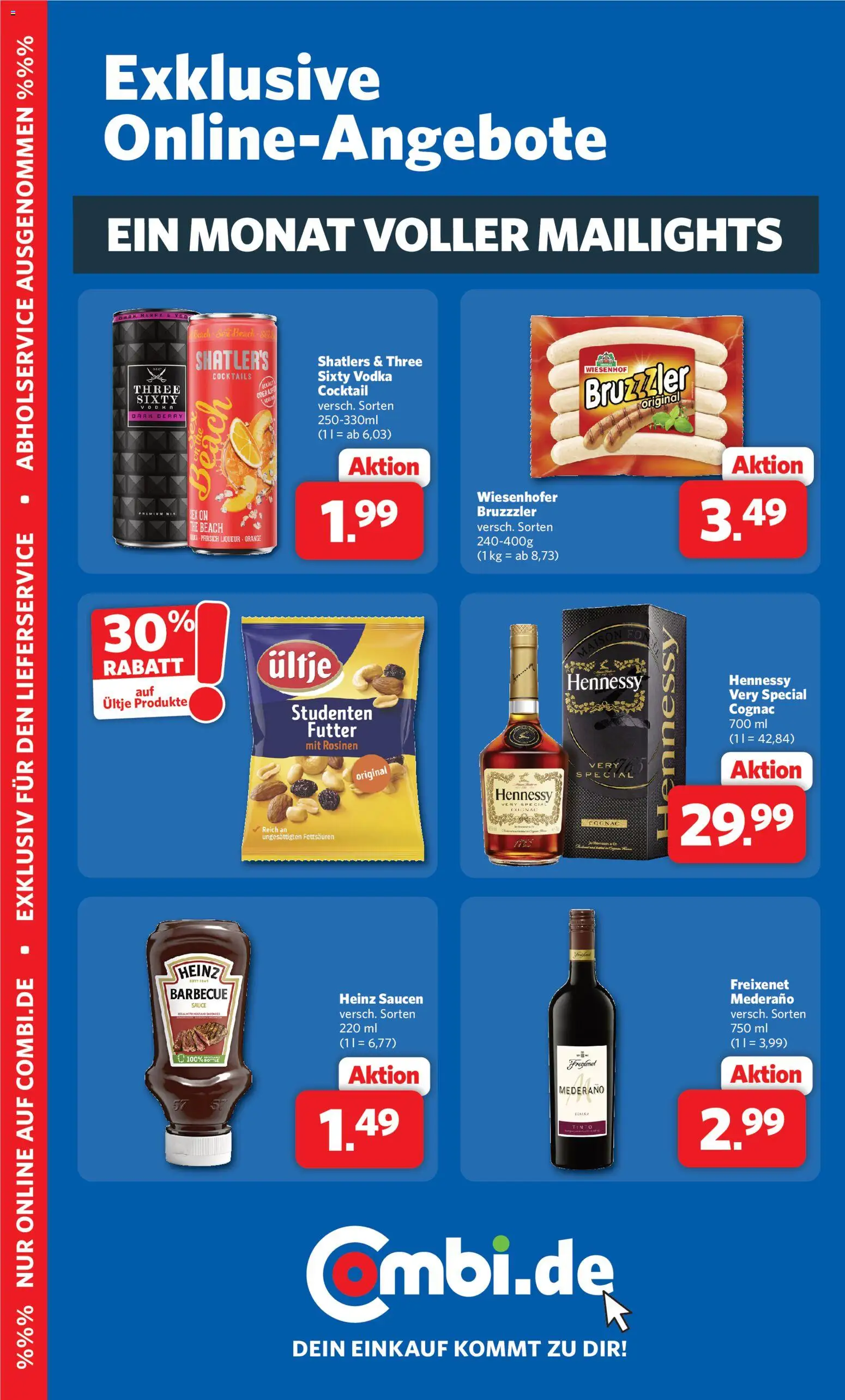 Combi Prospekt 	 – gültig ab 11.05.2026 | Seite: 28 | Produkte: Freixenet, Rosinen, Vodka