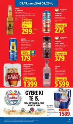 BORSODI Bivaly / Mester, Borsodi Bivaly / Mester sör, 6,5% / 5% alkoholtartalommal. - amely érvényes a következő dátumtól: 2026.08.19. | Oldal: 15