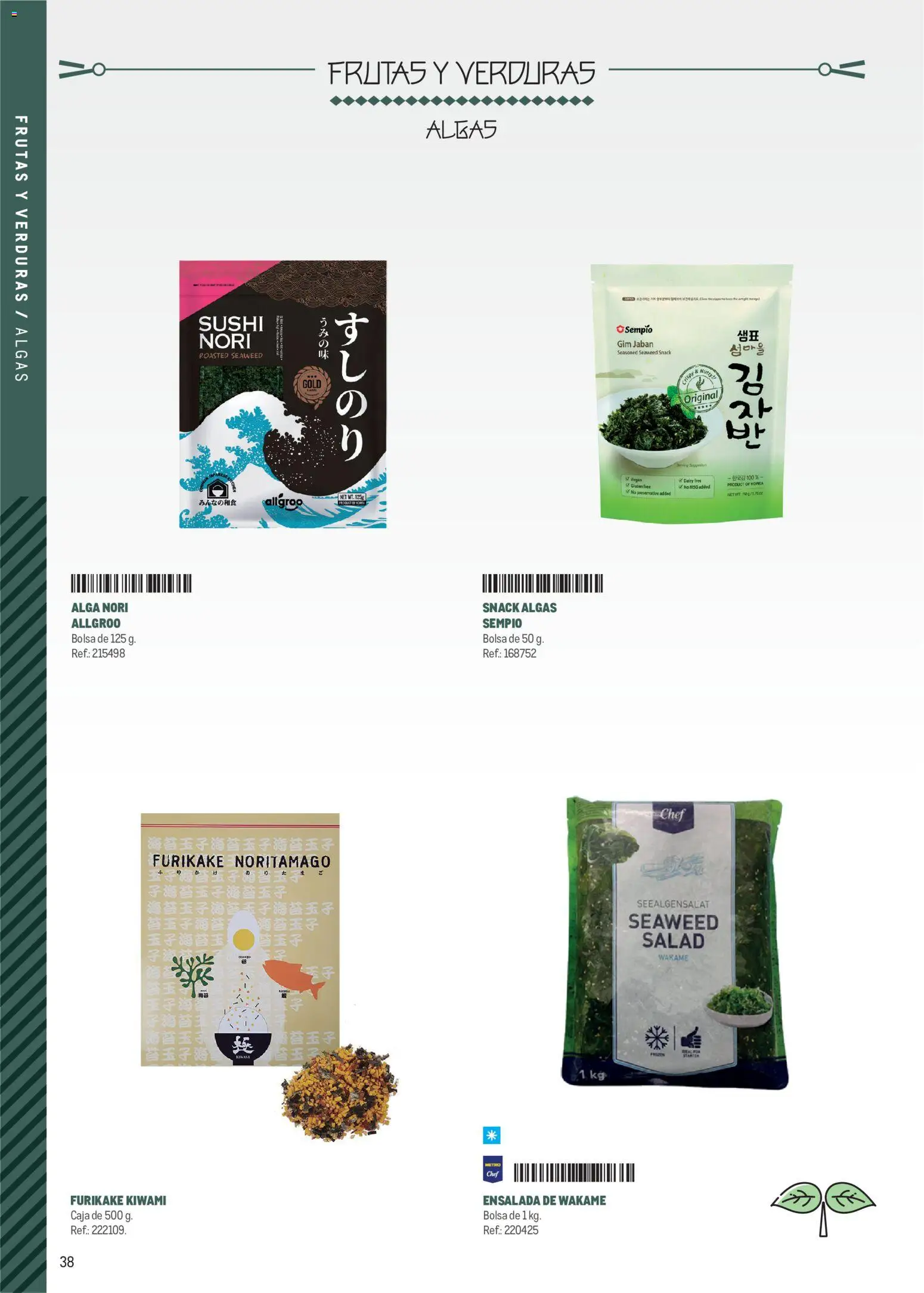 Makro Cocina Fusión Asiática Canarias II │ válido desde el 11.05.2026 | Página: 38 | Productos: Ensalada, Bolsa, Σιδερώστρα, Caja