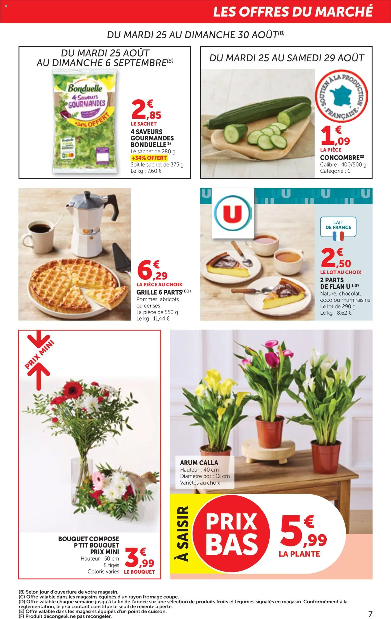 {H1} | Page: 7 | Produits: Cerises, Abricots, Lait, Fromage