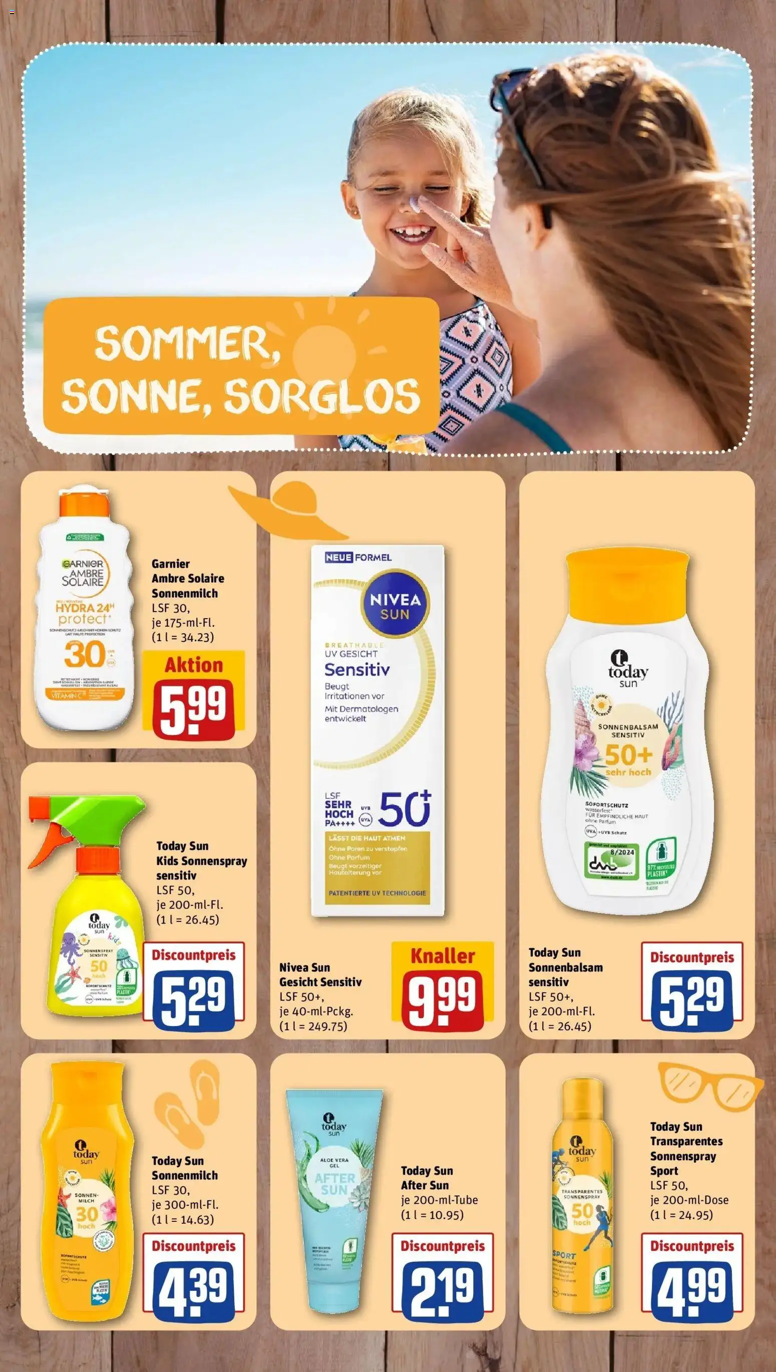 Rewe Prospekt Schneeberg – gültig ab 08.06.2026 | Seite: 12 | Produkte: Milch, Parfüm, After Sun