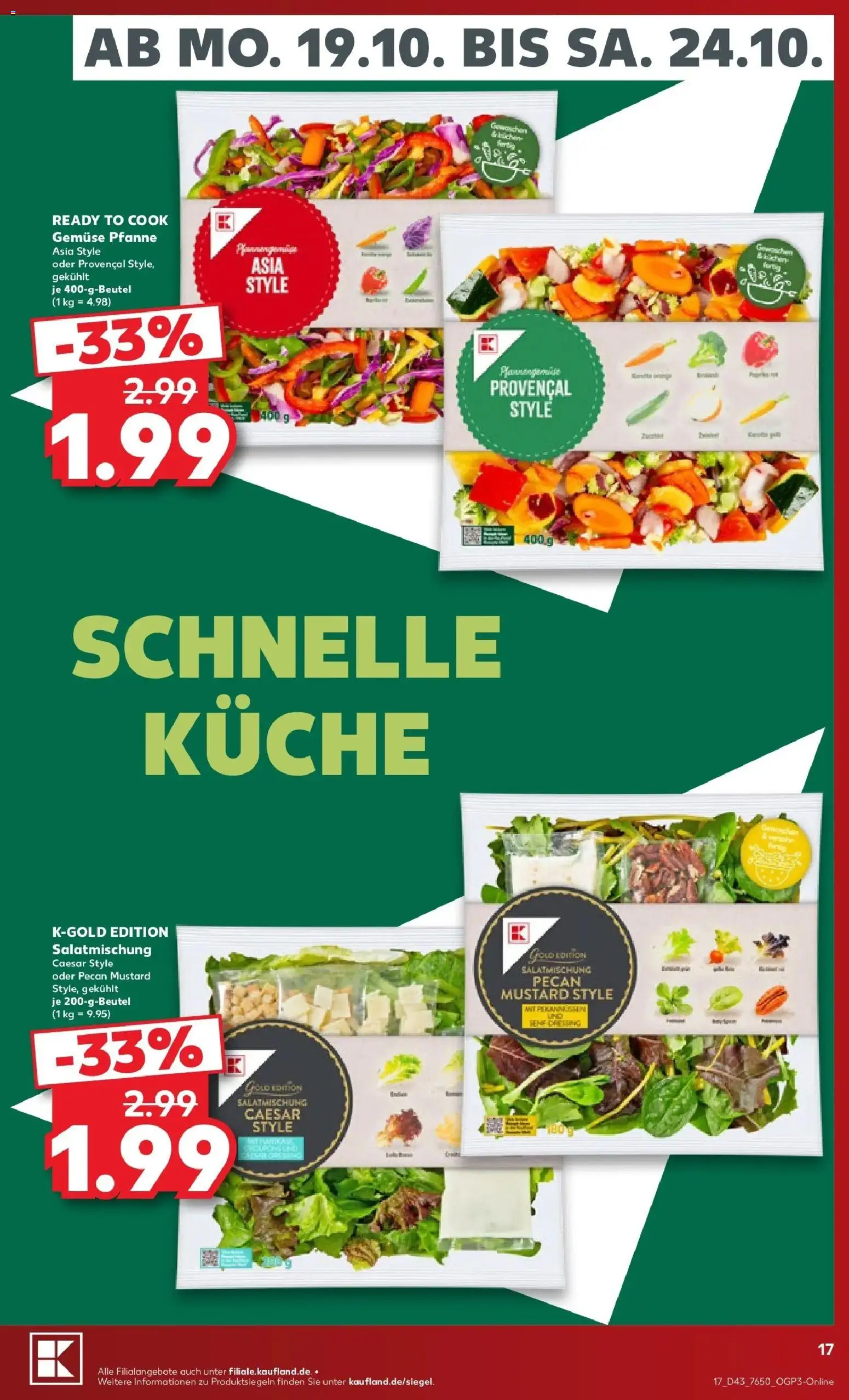 Prospekt Kaufland ab 19.10.2026 » Angebote Online zum Blättern | Seite: 21