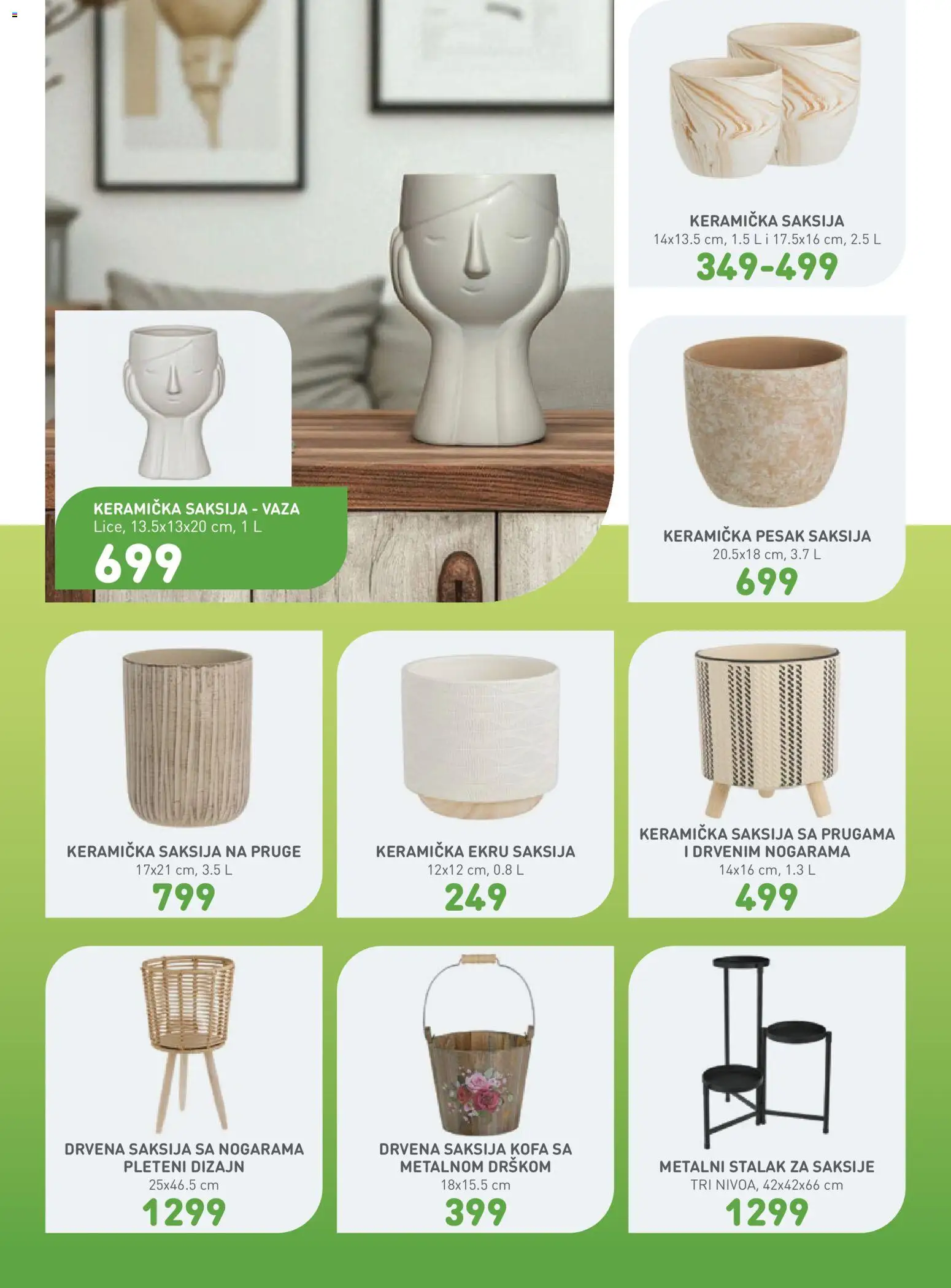 JUMBO katalog - važi od 13.03.2026 | Strana: 5 | Proizvode: Saksija, Vaza