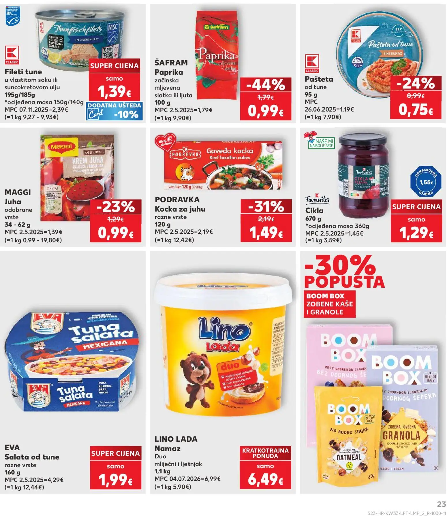 Kaufland katalog | vrijedi od 12.08.2026 | Stranica: 23