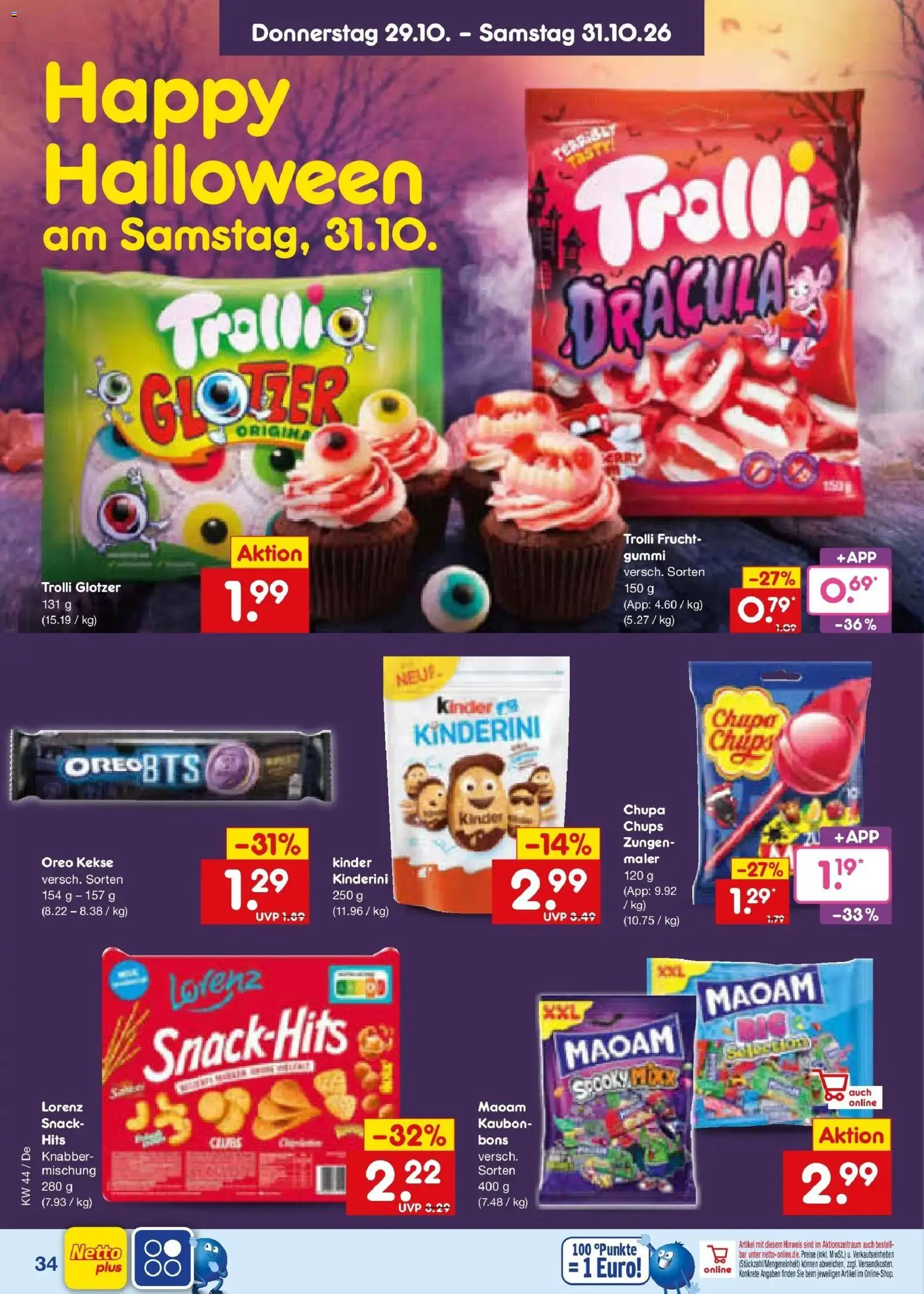 Netto Marken-Discount Prospekt Stuttgart – gültig ab 26.10.2026 | Seite: 46 | Produkte: Chips, Kekse