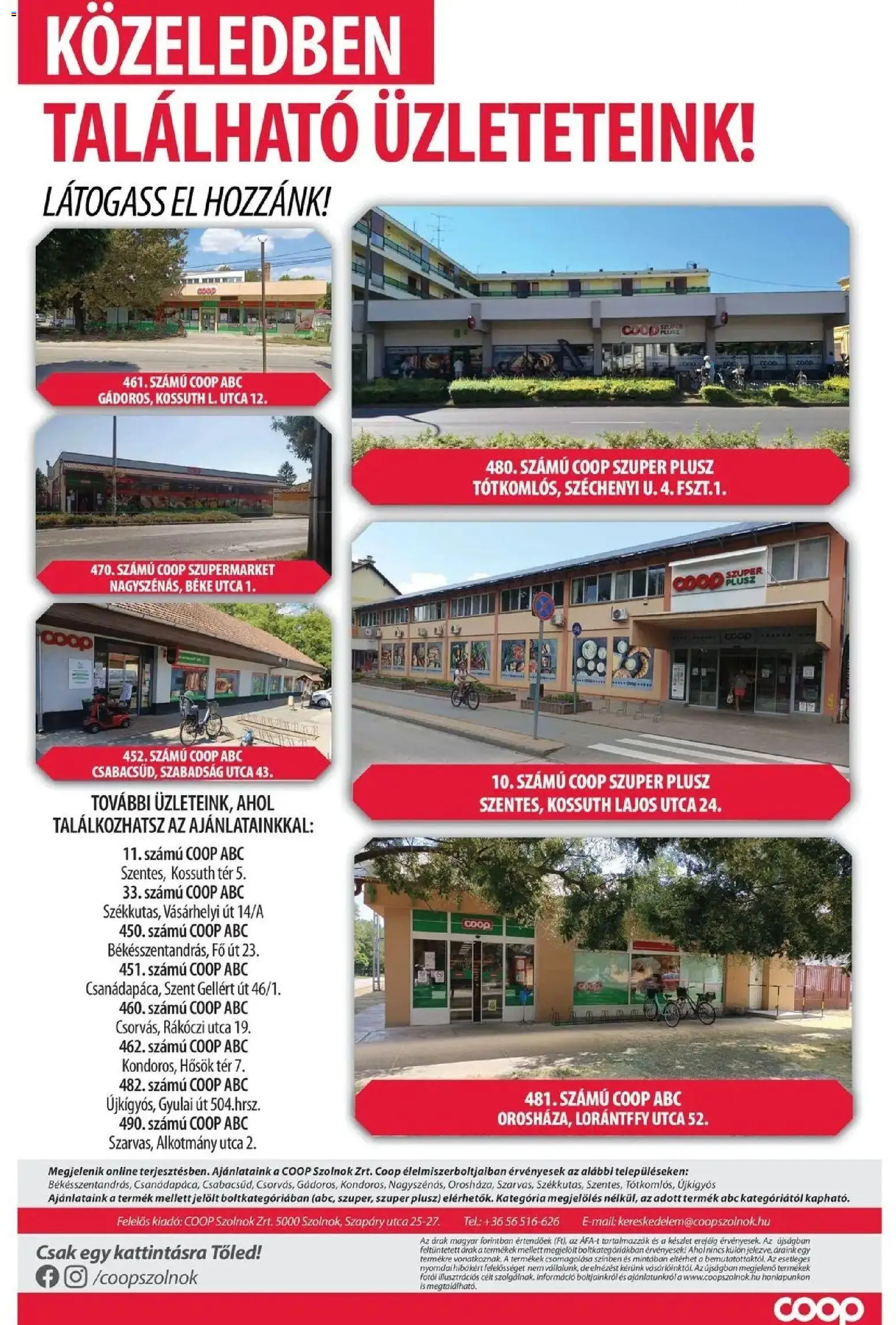 COOP Szolnok akciós újság Békésszentandrás - 2026.08.31. -tól/töl > akció, lapozható szórólap 🛍️ | Oldal: 8