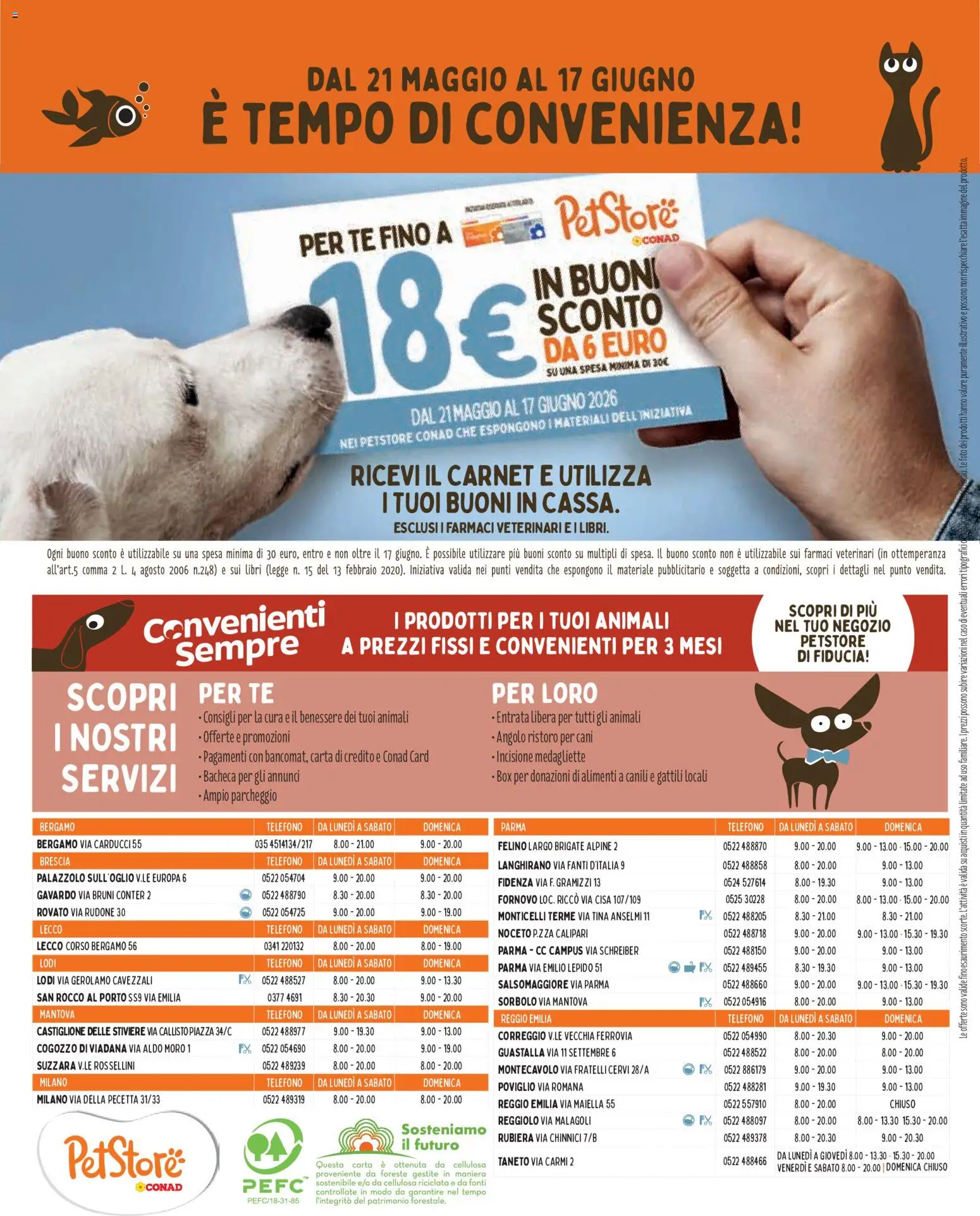 Volantino Conad del 20.05.2026 | Pagina: 8 | Prodotti: Bacheca, Tè, Telefono
