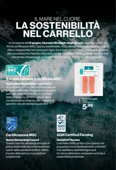 Anteprima del volantino IN's volantino valido a partire dal 03.06.2026 | Pagina: 10 | Prodotti: Salmone, Pesce, Il pesce, Carrello