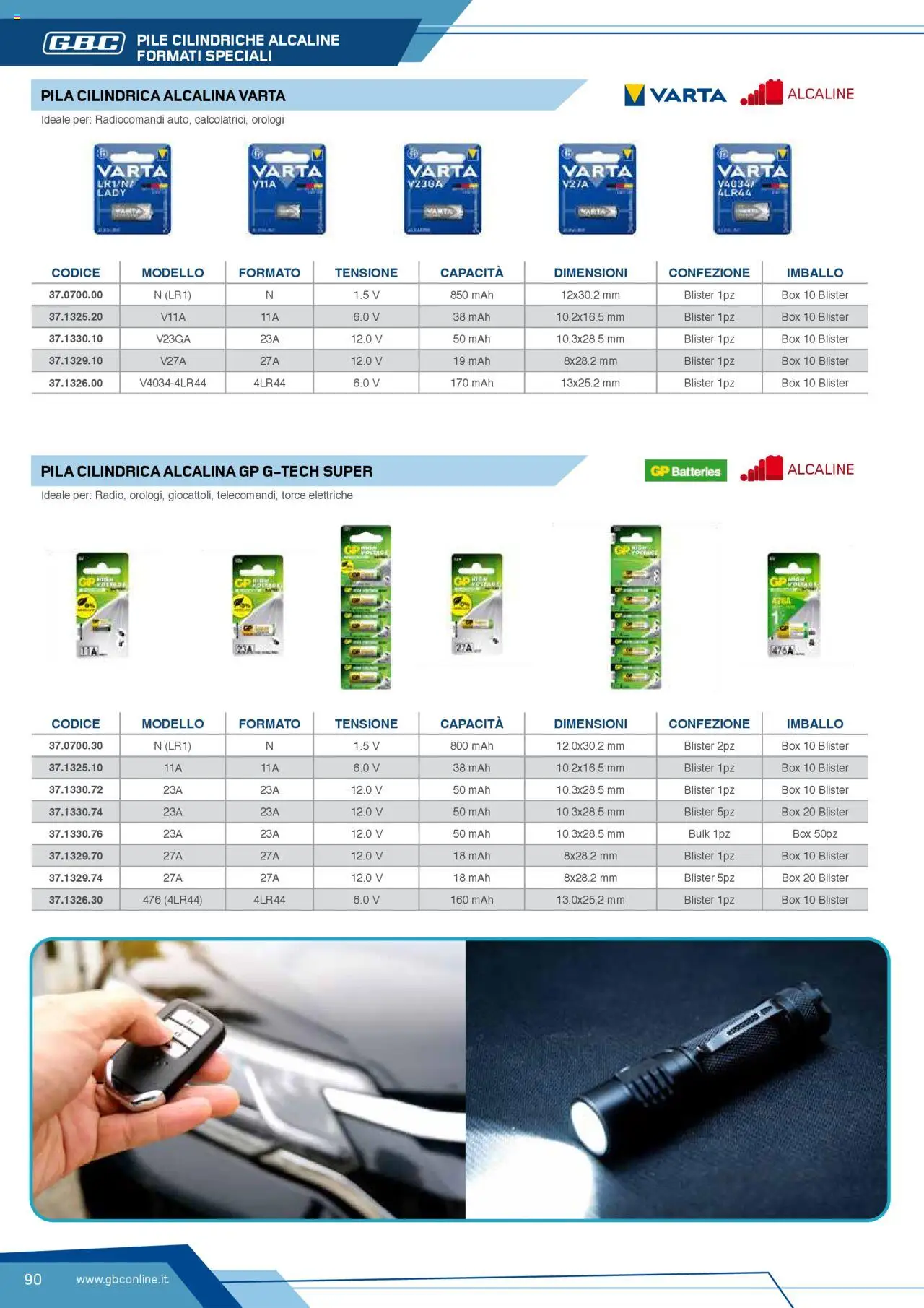 Volantino GBC del 12.04.2025 | Pagina: 90 | Prodotti: Pile