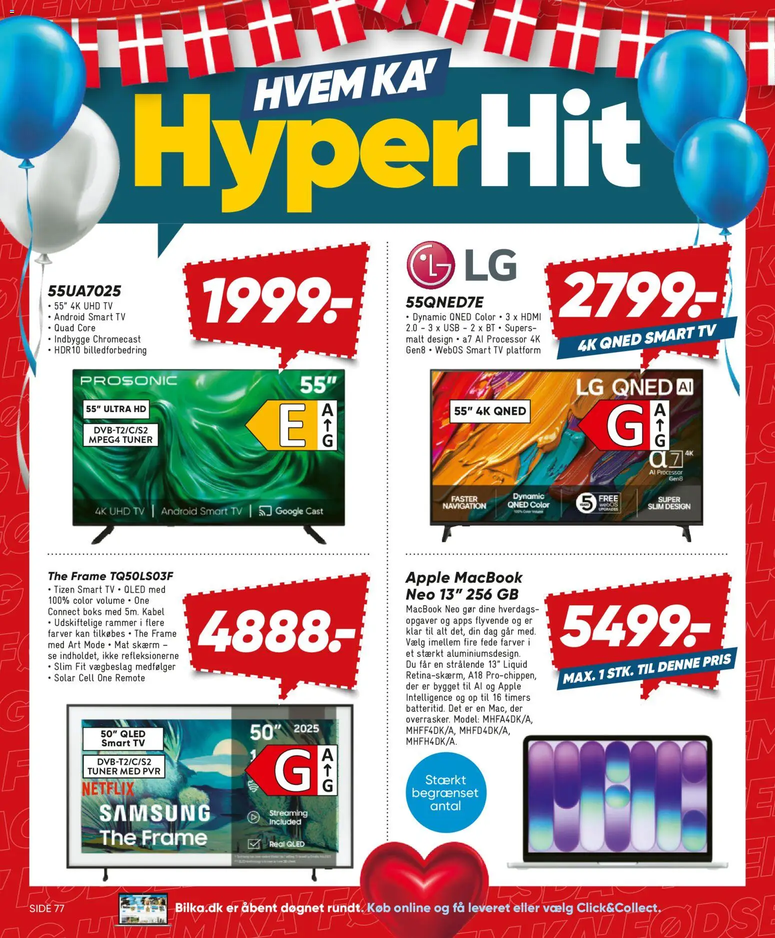 Bilka tilbudsavis – gyldig fra 07/08/2026 | Side: 4 | Produkter: Skærm, Smart TV, TV, Navigation