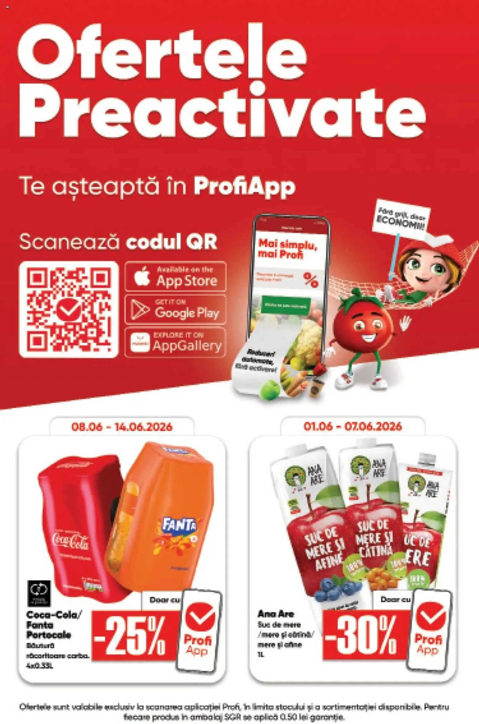 Noul catalog Profi – valabil de la 10.06.2026 | Pagină: 20 | Produse: Afine, Suc, Mere